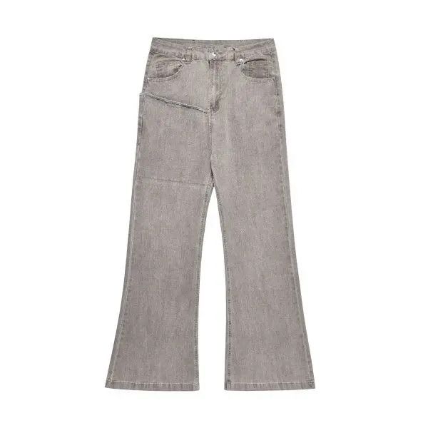 Japanese Brand VIBE High street retro washed loose wide-leg flared jeans Size US 32 / EU 48 - 1 Thumbnail