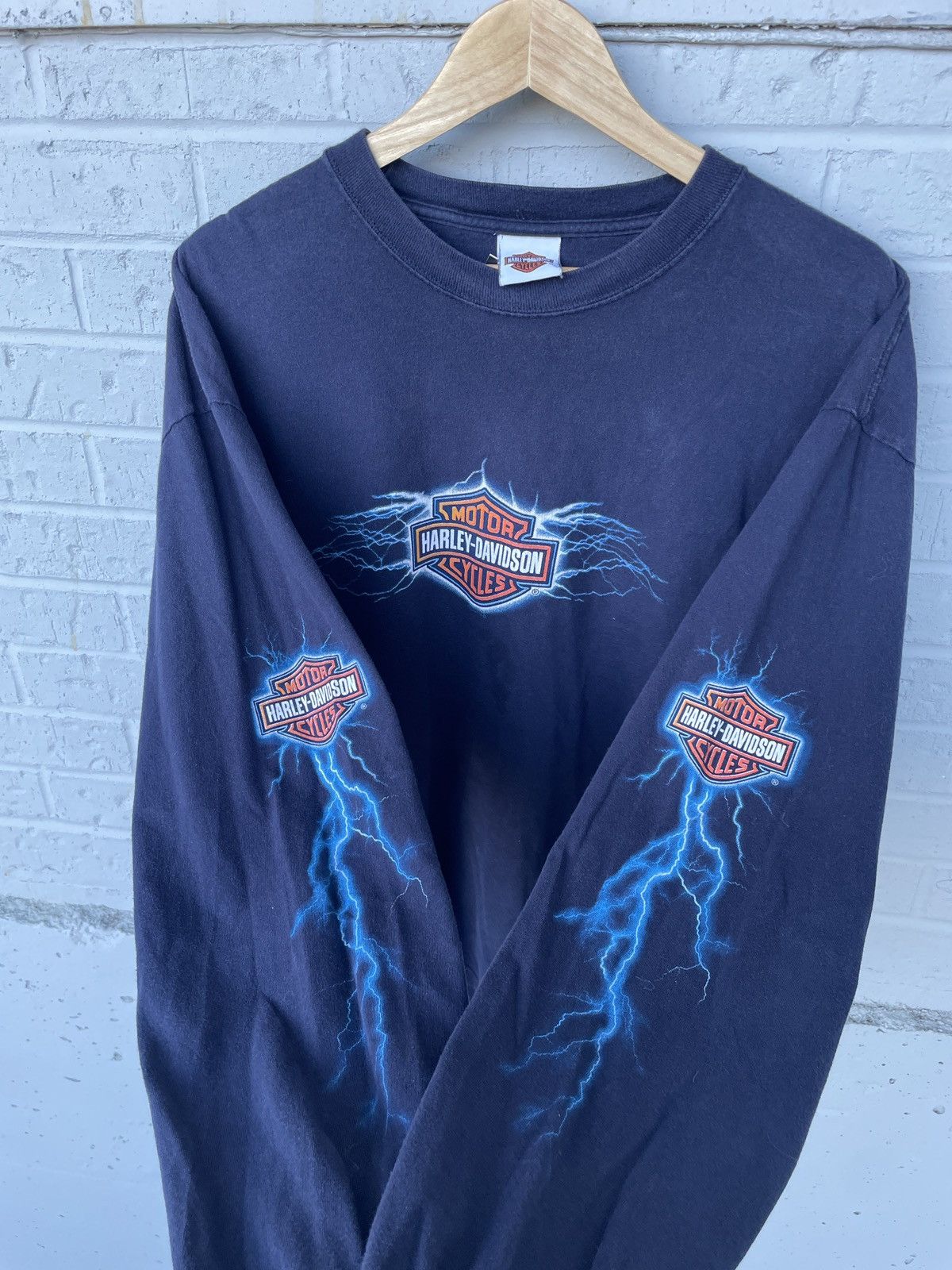 Harley Davidson Harley Davidson Lightning Long Sleeve Size US XL / EU 56 / 4 - 1 Thumbnail