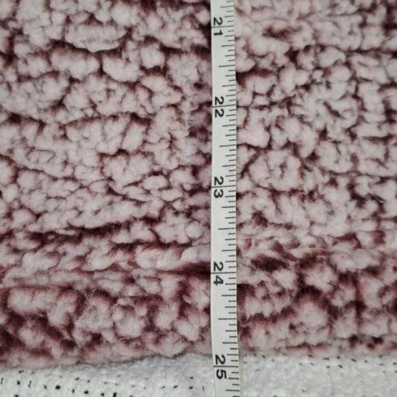 Arizona Jean Co. Arizona Jean Co. Burgandy & Off White Faux Fur Zippered Sher Size XL / US 12-14 / IT 48-50 - 7 Thumbnail