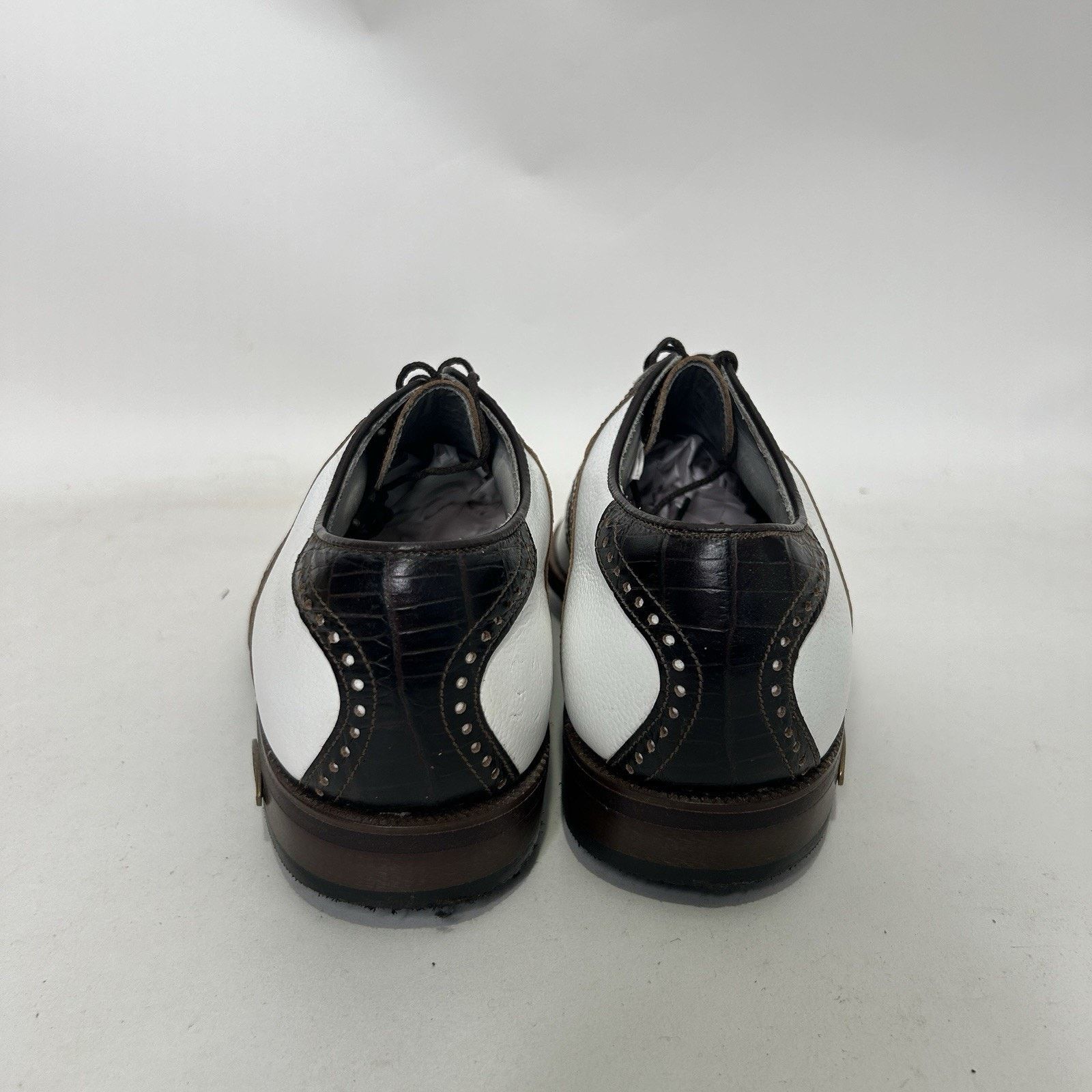 Footjoy Footjoy Classics Dry Premiere Golf Shoes “White Chestnut” Size US 8.5 / EU 41-42 - 5 Thumbnail