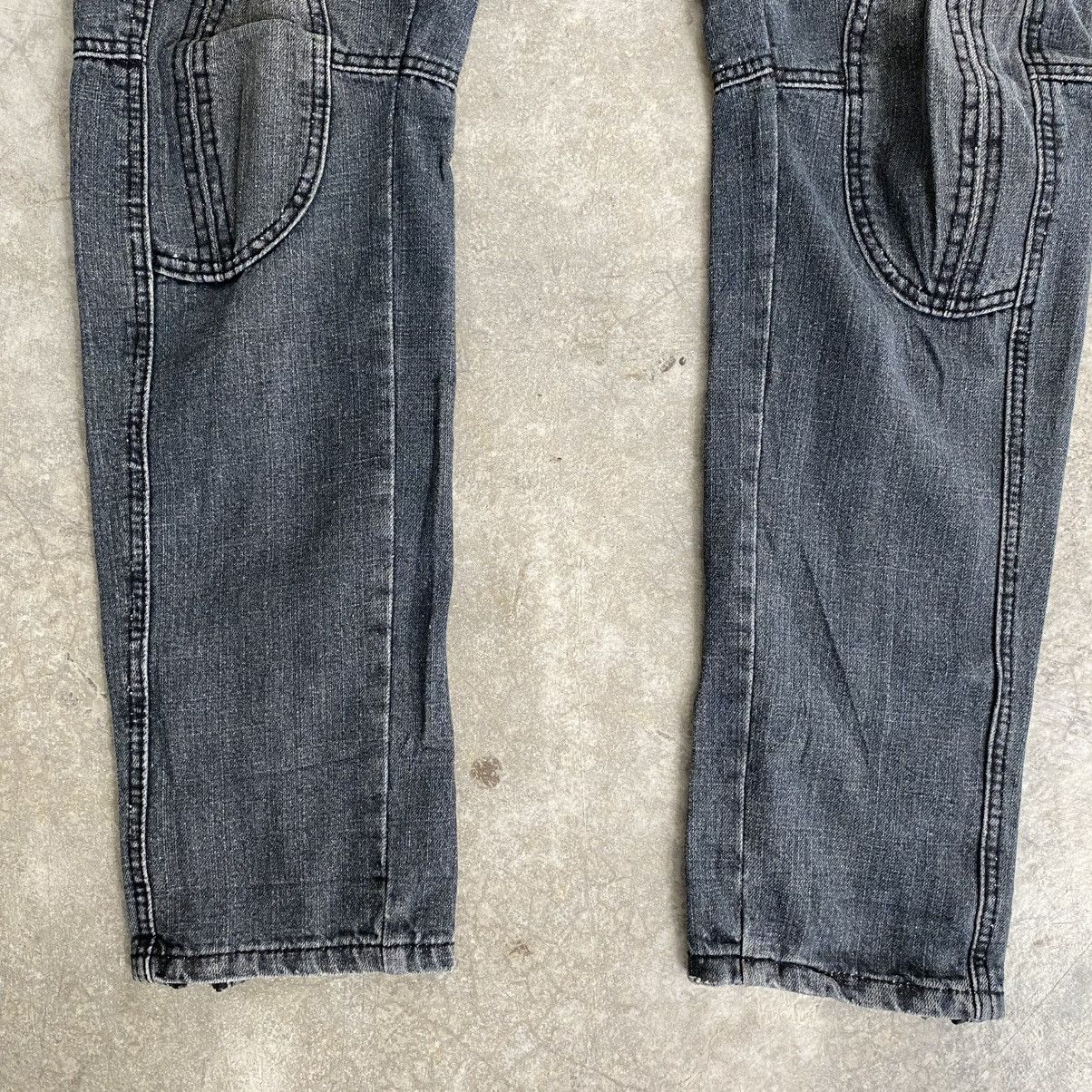 Balmain 2000’s Balmain Paris “Padded” Knee Biker Denim Jeans Size US 34 / EU 50 - 8 Thumbnail