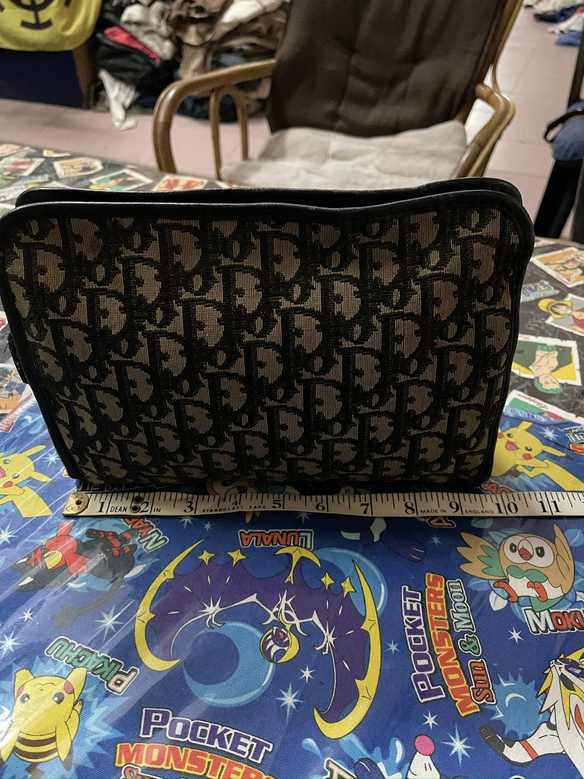 Dior Vintage Christian Dior Trotter monogram canvas clutch Size ONE SIZE - 11 Thumbnail