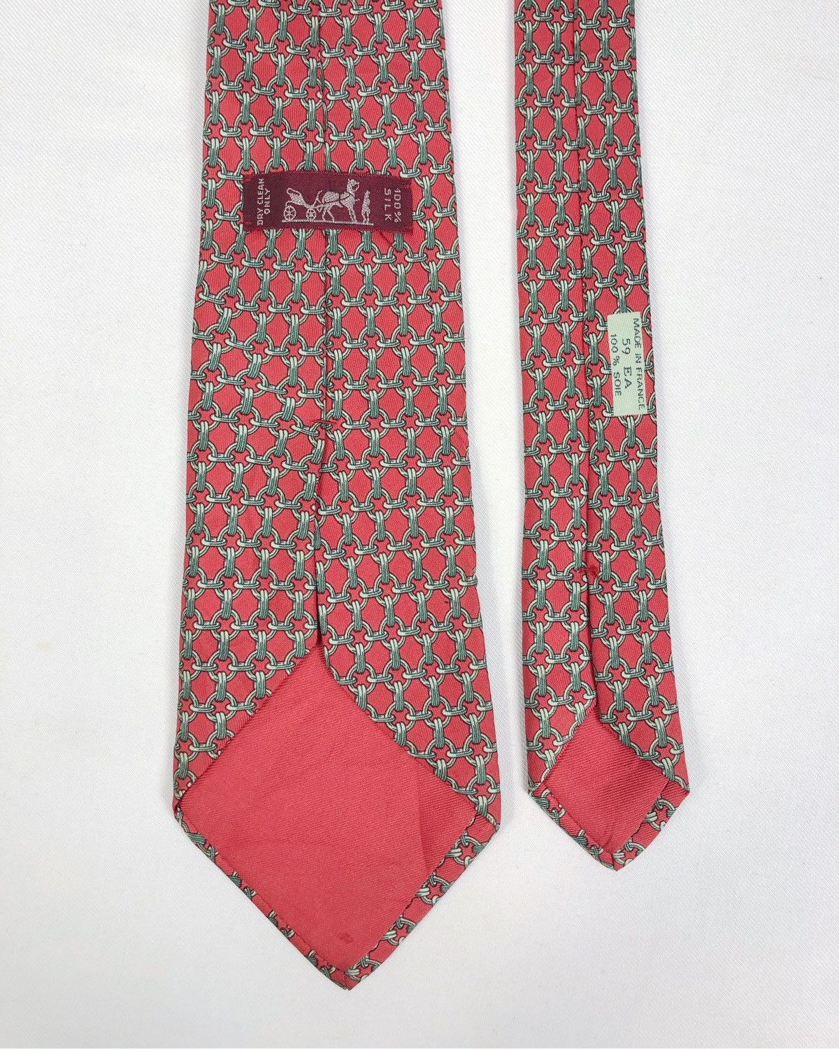 Hermes Rare Vintage Hermes Silk Tie Size ONE SIZE - 6 Thumbnail
