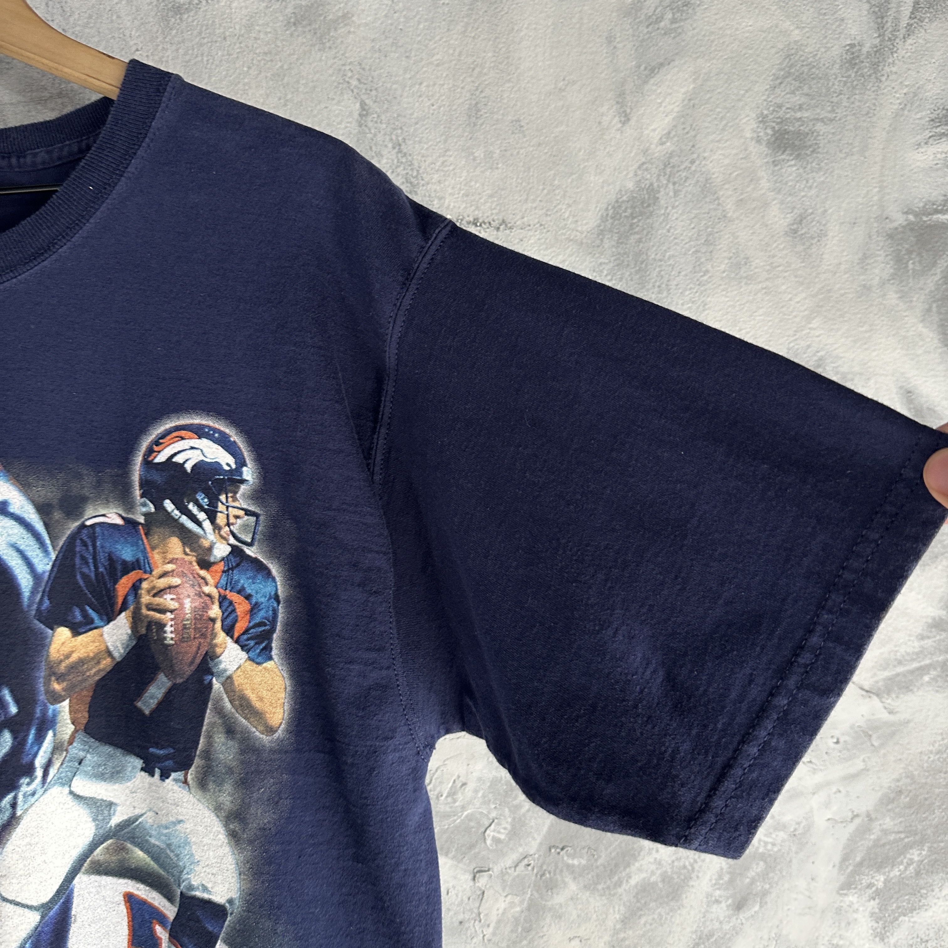Pro Player Vtg John Elway T Shirt Super Bowl Pro Player Denver Broncos Size US L / EU 52-54 / 3 - 7 Thumbnail