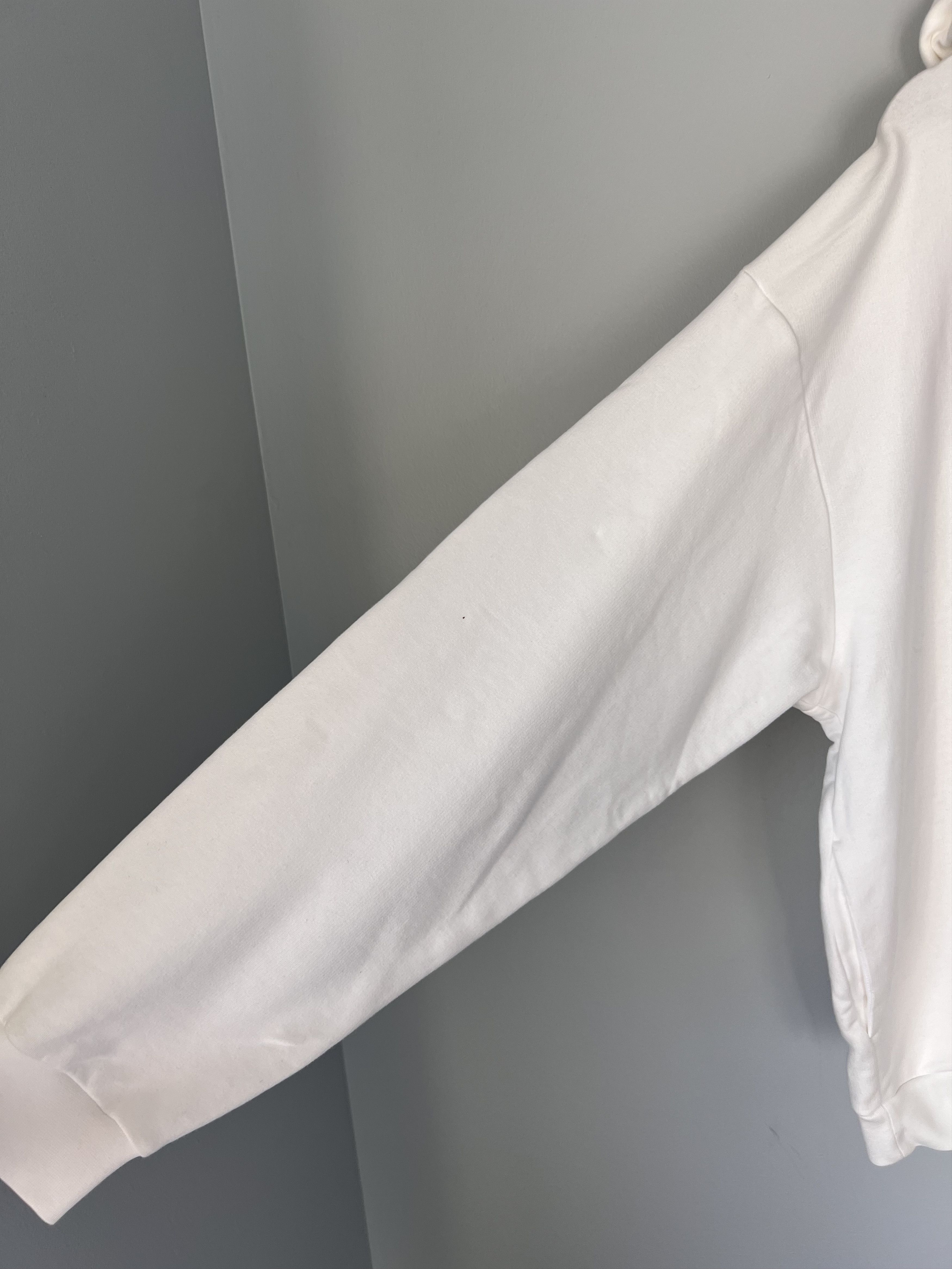 Marni Marni Wild Logo Loopback Hoodie in Stone White Size US L / EU 52-54 / 3 - 3 Thumbnail