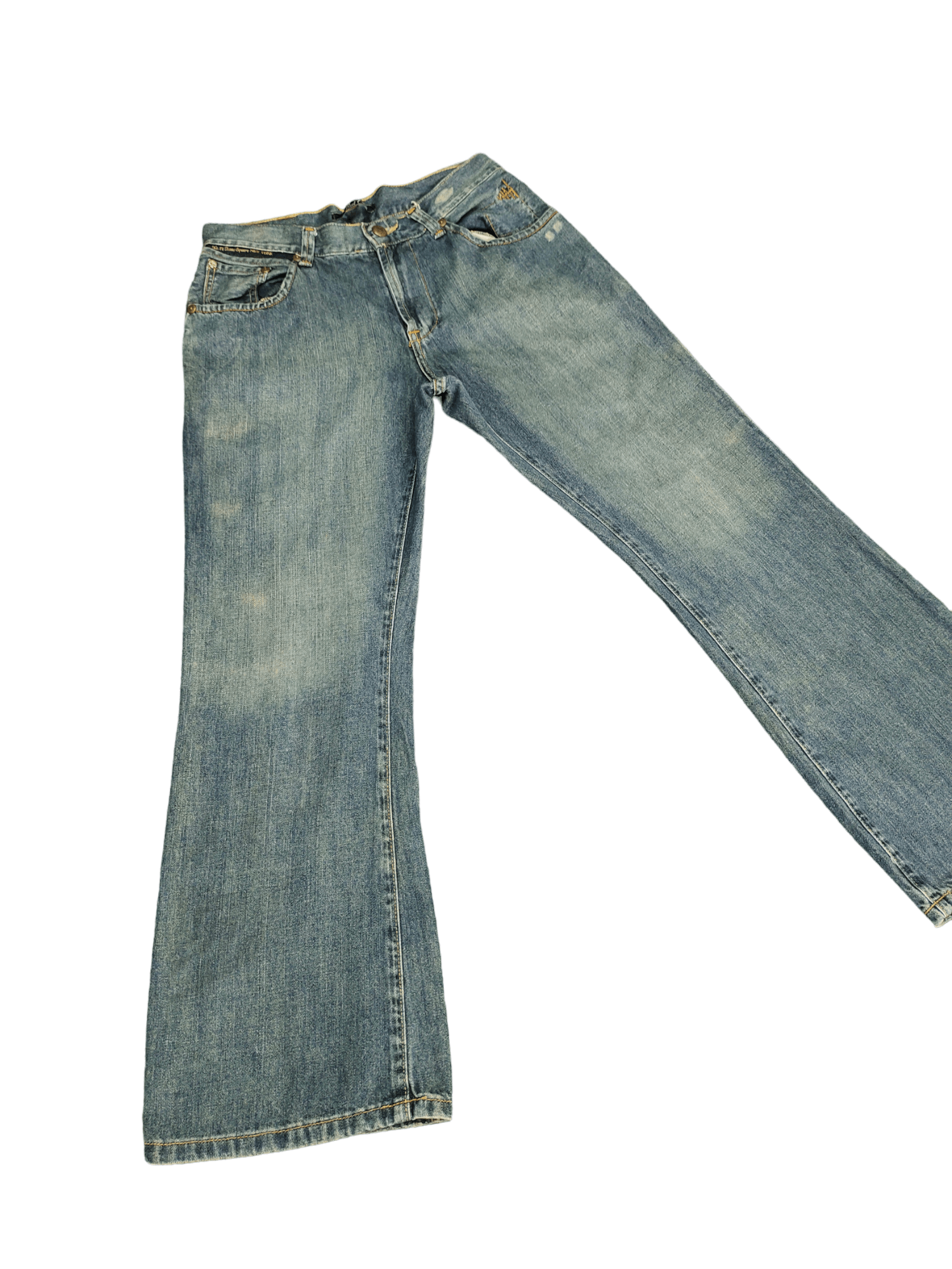 If Six Was Nine Flare Jeans Marc Ecko Cut & Sew Denim Boot Cut Streetwear Size US 30 / EU 46 - 2 Thumbnail
