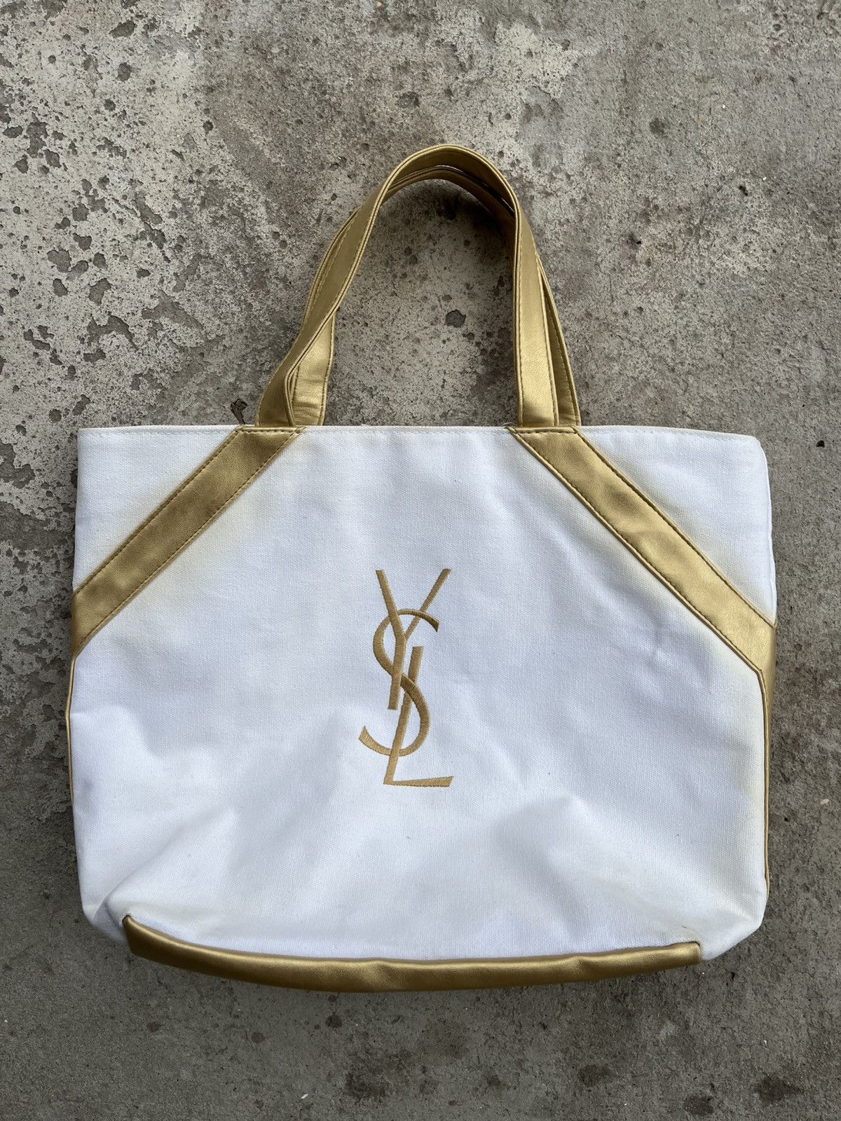 Saint Laurent Paris × Yves Saint Laurent Yves Saint Laurent Parfums Big YSL Logo Shoulder Bag Shopper Size ONE SIZE - 1 Thumbnail