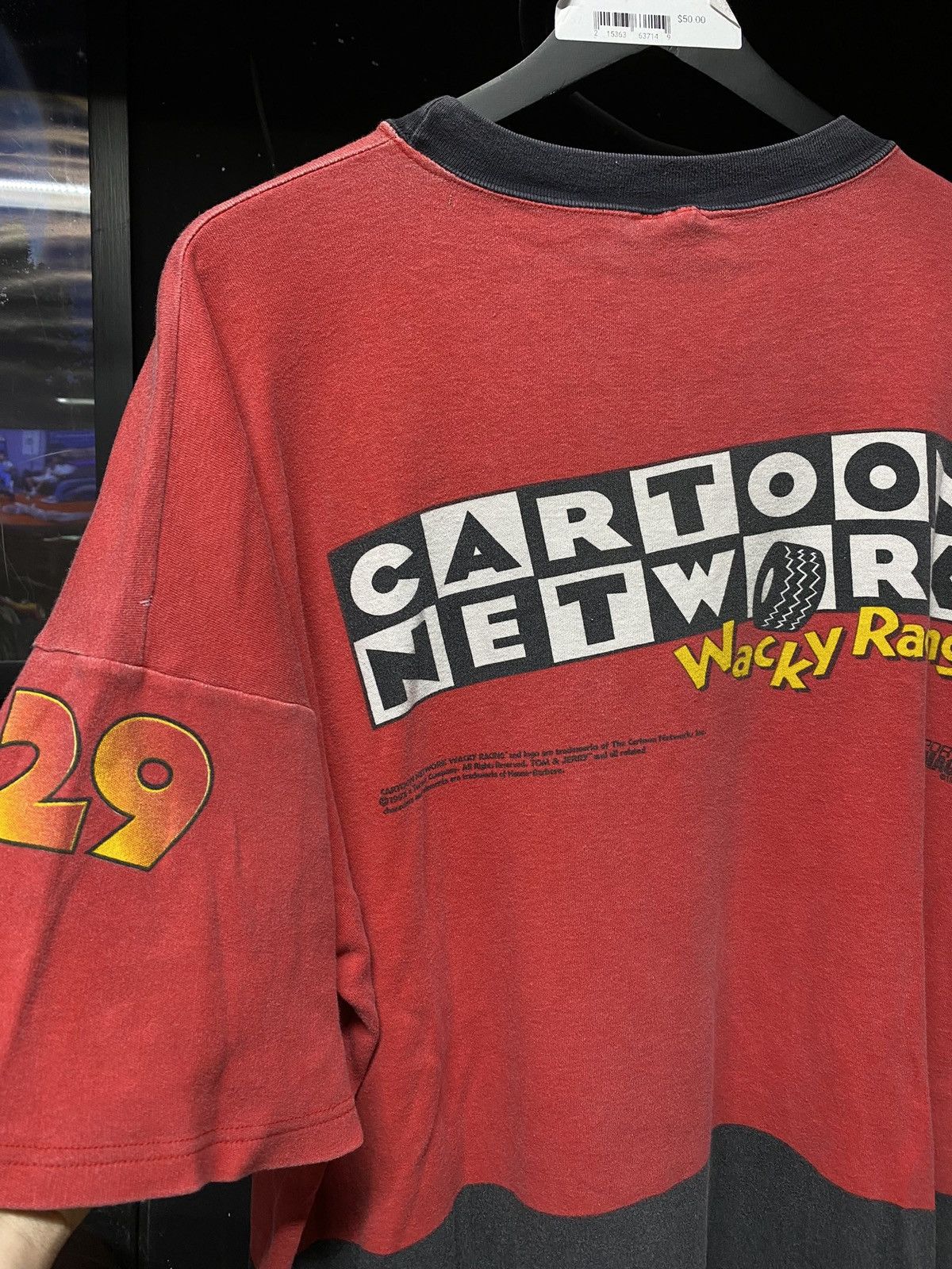 Vintage 90’s Vintage Tom & Jerry Cartoon Network Whacky Racking Tee Size US XL / EU 56 / 4 - 6 Thumbnail