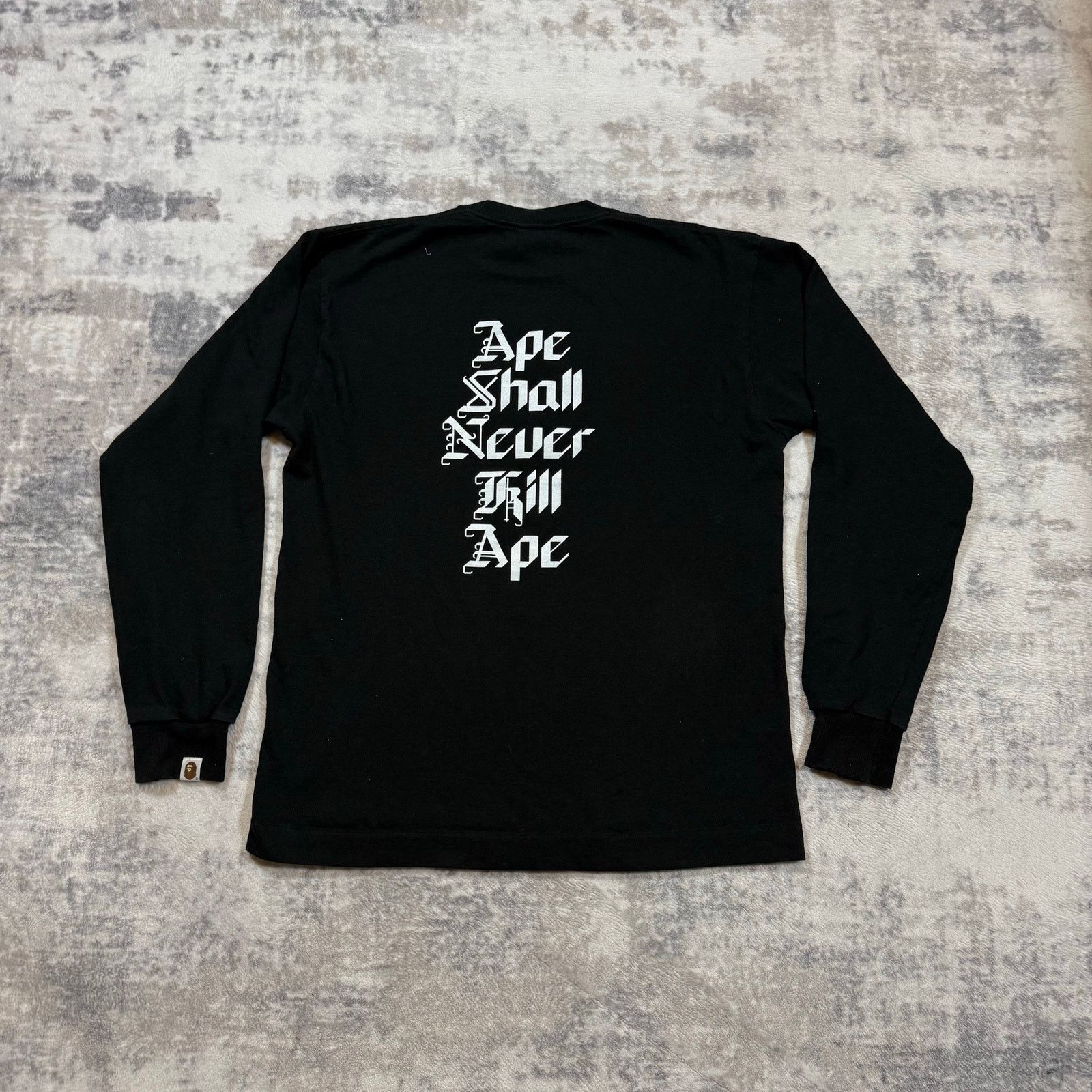 Bape × Nigo Authentic Bape 2000's Crossbones ASNKA Longsleeve Tee L Size US L / EU 52-54 / 3 - 5 Thumbnail