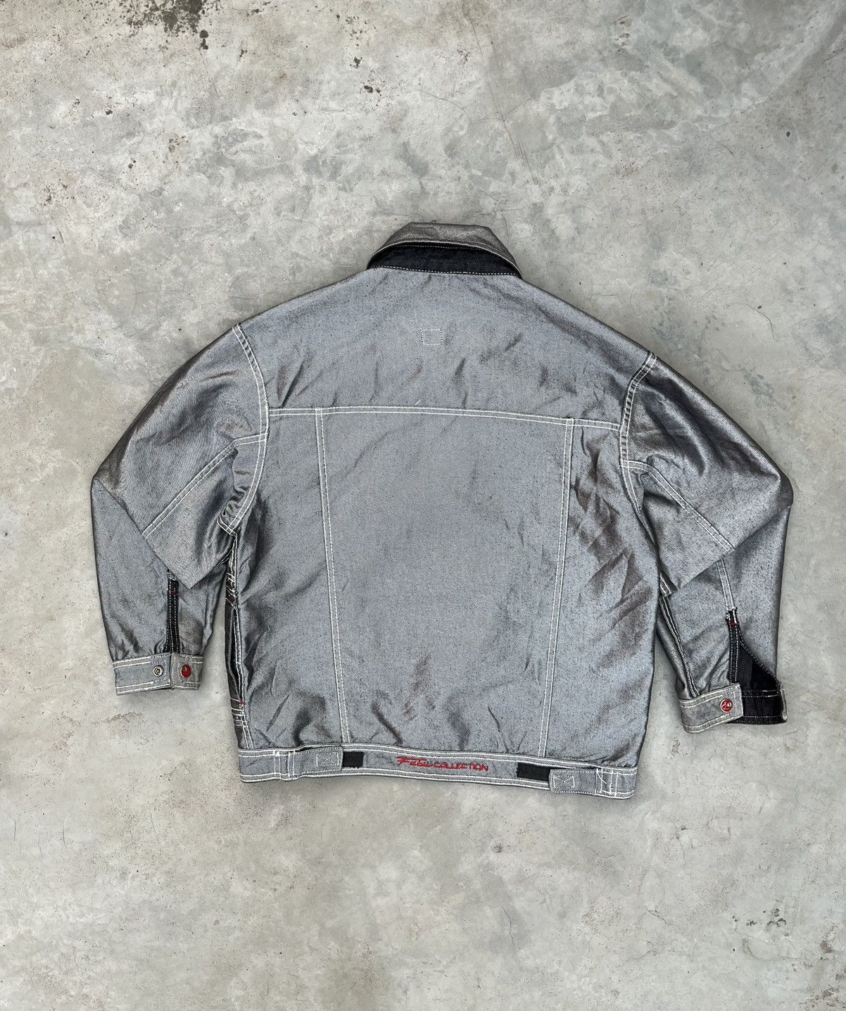 Fubu SUPER RARE FUBU REVERSIBLE RAW DENIM JACKET 👹 Size US S / EU 44-46 / 1 - 2 Thumbnail