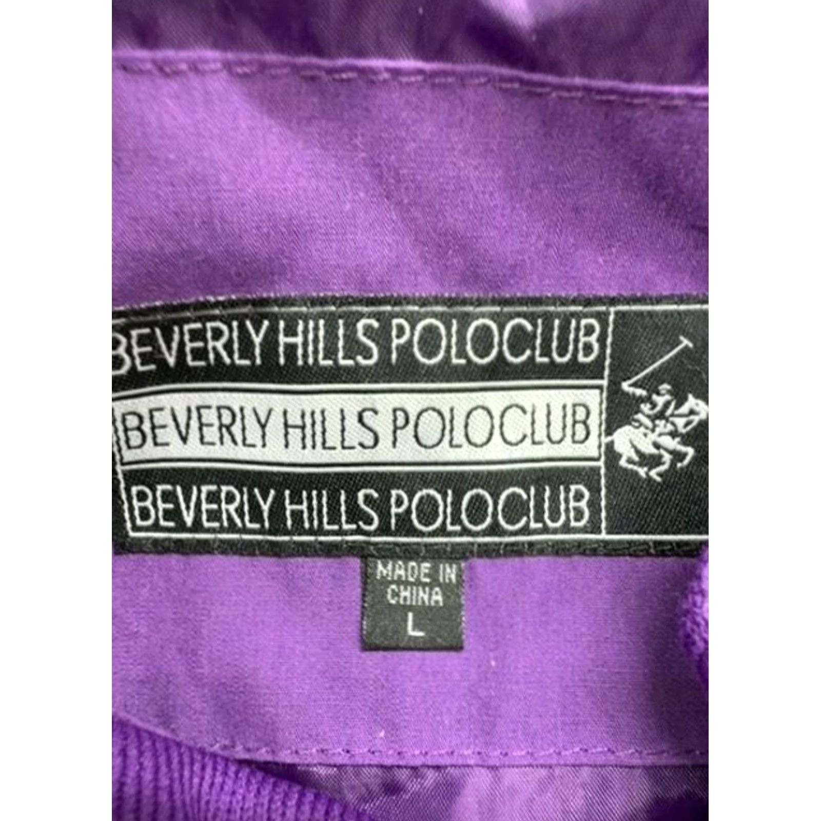 Beverly Hills Polo Club Beverly Hills Polo Club Purple Zip-Up Jacket Men L Regular Size L / US 10 / IT 46 - 4 Thumbnail