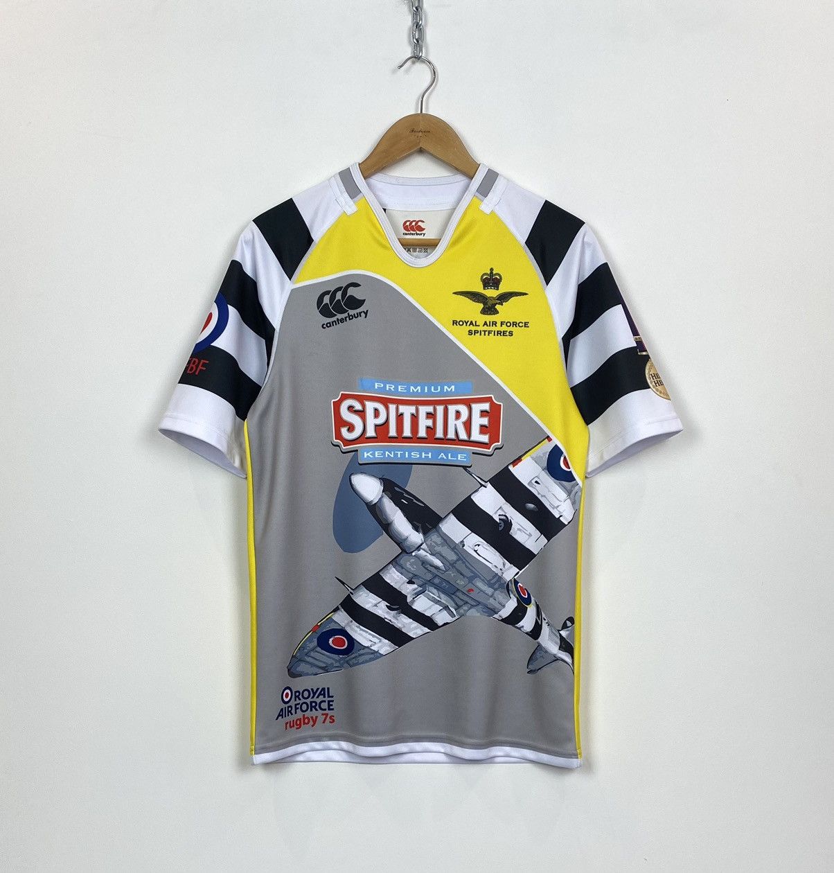 Canterbury of New Zealand Canterbury RAF Rugby Royal Air Force Spitfires Jersey Shirt Size US S / EU 44-46 / 1 - 1 Thumbnail