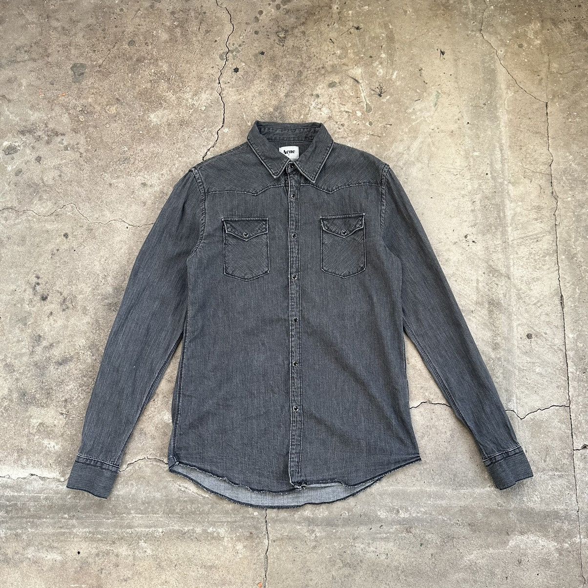Acne Studios Acne studios vintage Western Denim Shirt Size US M / EU 48-50 / 2 - 2 Thumbnail