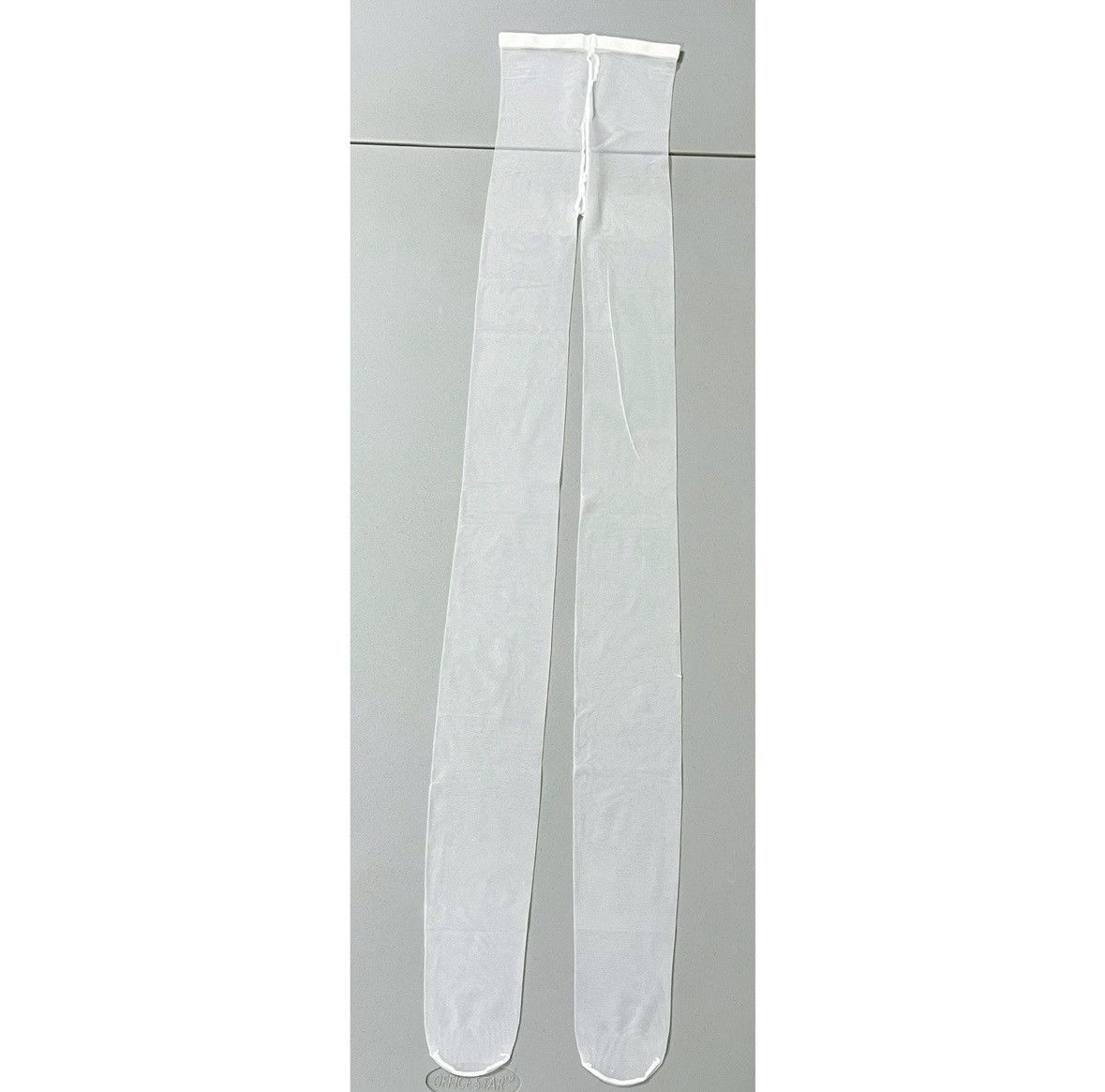 Vintage White Invisible Tights Stockings Pantyhose Hosiery Size S 🤍 Size ONE SIZE - 3 Thumbnail