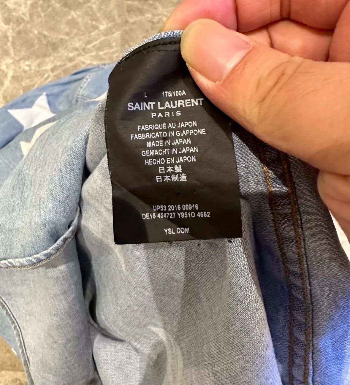 saint laurent star shirt-2505
