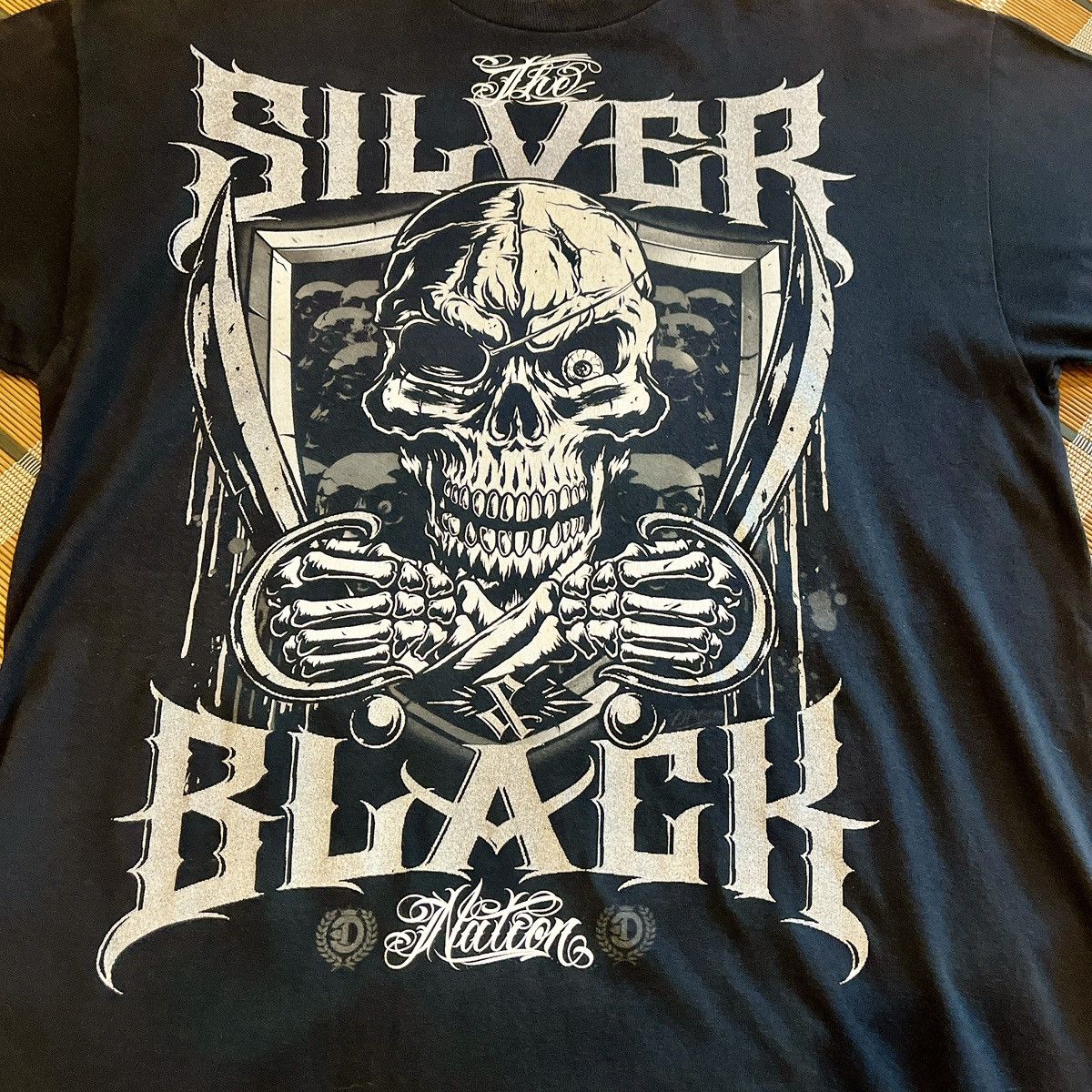 Band Tees × Vintage The Silver & Black Nation Dyseone Clothing Company Size US XL / EU 56 / 4 - 2 Thumbnail