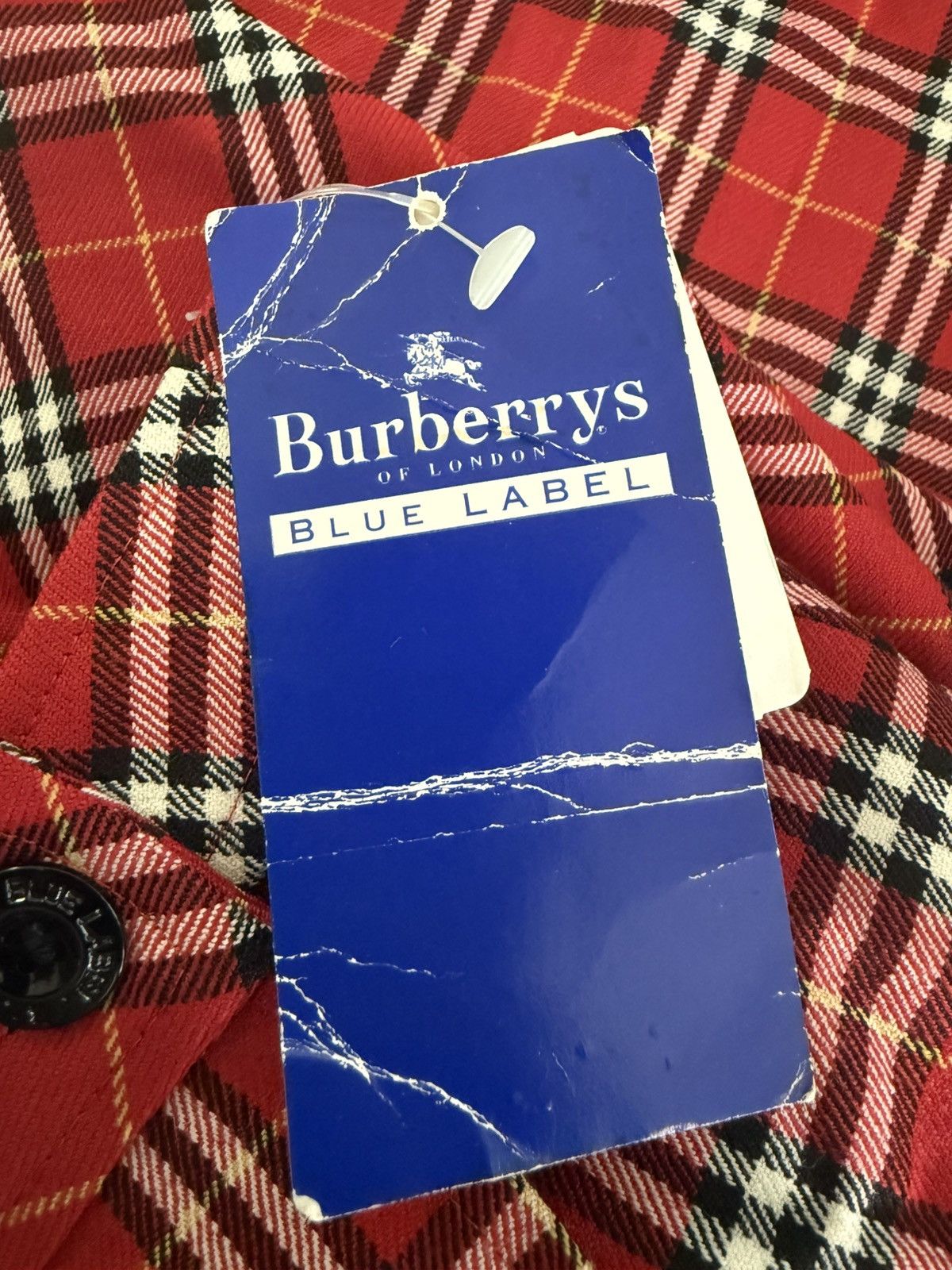 VINTAGE SEDITIONARIES BURBERRY’S LONDON MINI SKIRT CHECKERED