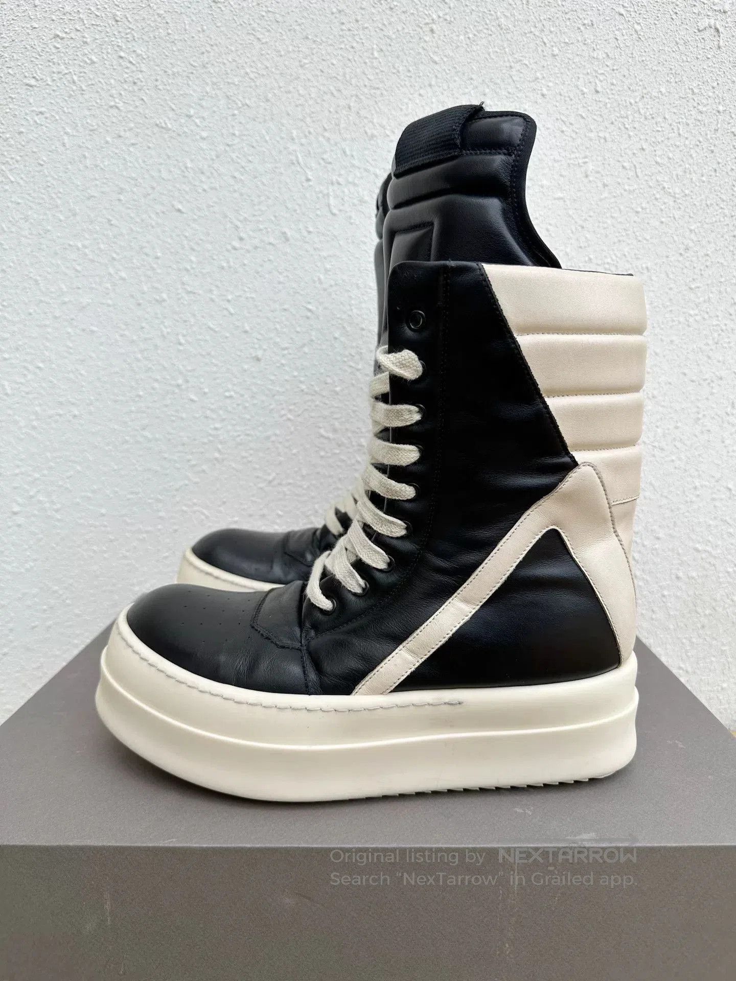Rick Owens Rick Owens Platform Inverted Triangle High-Top. Size US 8 / EU 41 - 2 Thumbnail