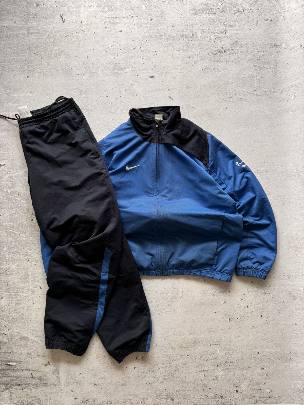 Nike × Vintage NIKE VINTAGE OVERSIZE DRIL TRACK SUIT Y2k Size US L / EU 52-54 / 3 - 1 Thumbnail