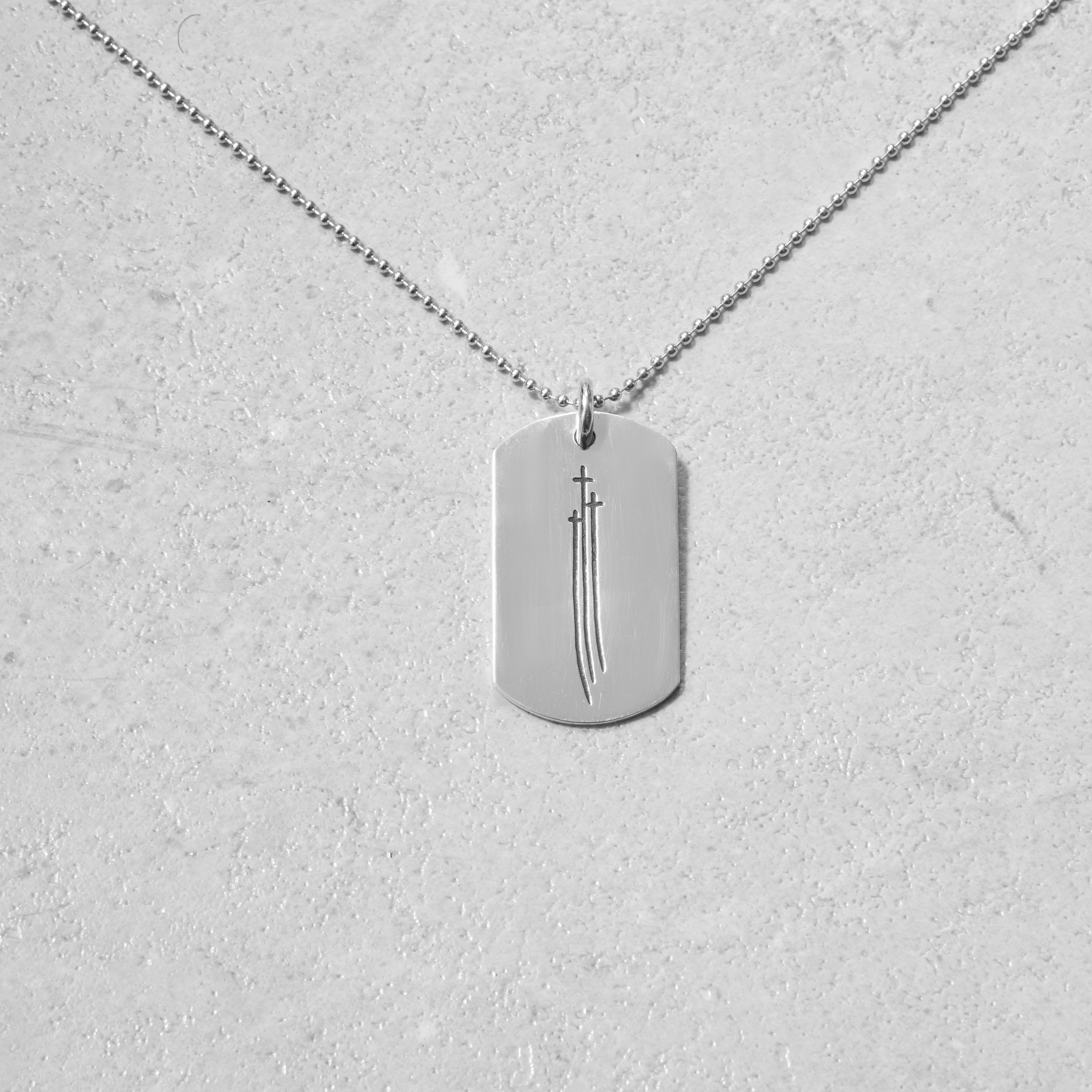Chrome Hearts CHROME HEARTS RS 3 Cross Dog Tag | Grailed