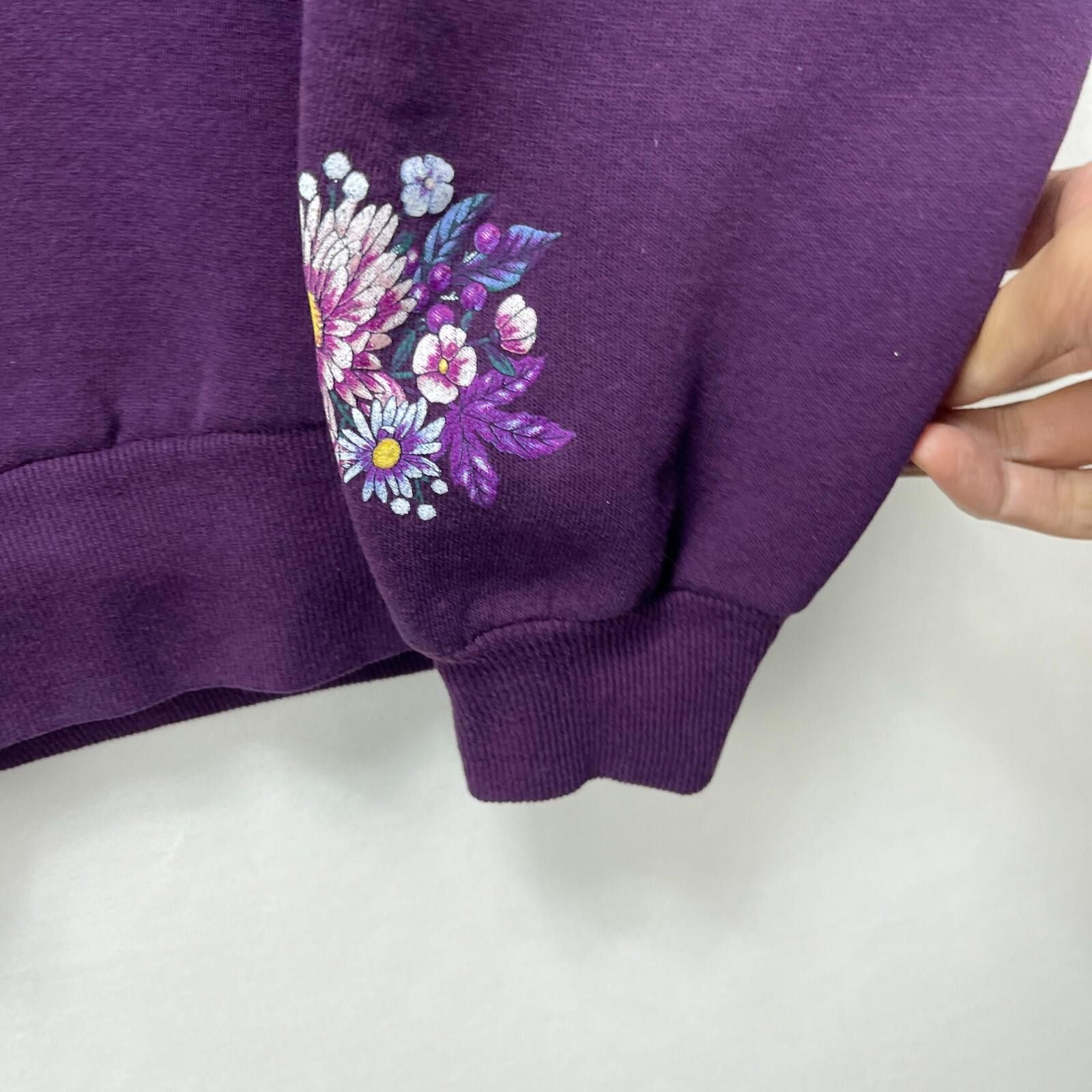 Vintage Vintage 90s Flowers Grandma Morning Sun Sweatshirt Large Size US L / EU 52-54 / 3 - 4 Thumbnail