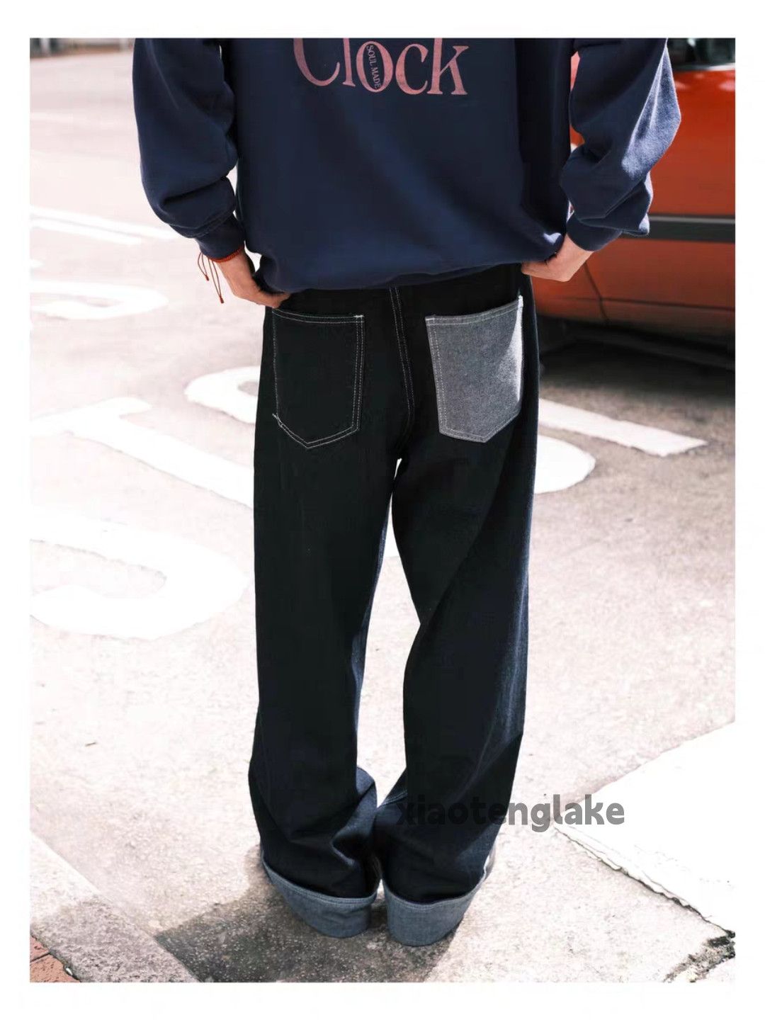 Designer × Jean × Vintage utility y2k skate hiphop dance loose baggy jeans Size US 28 / EU 44 - 1 Thumbnail
