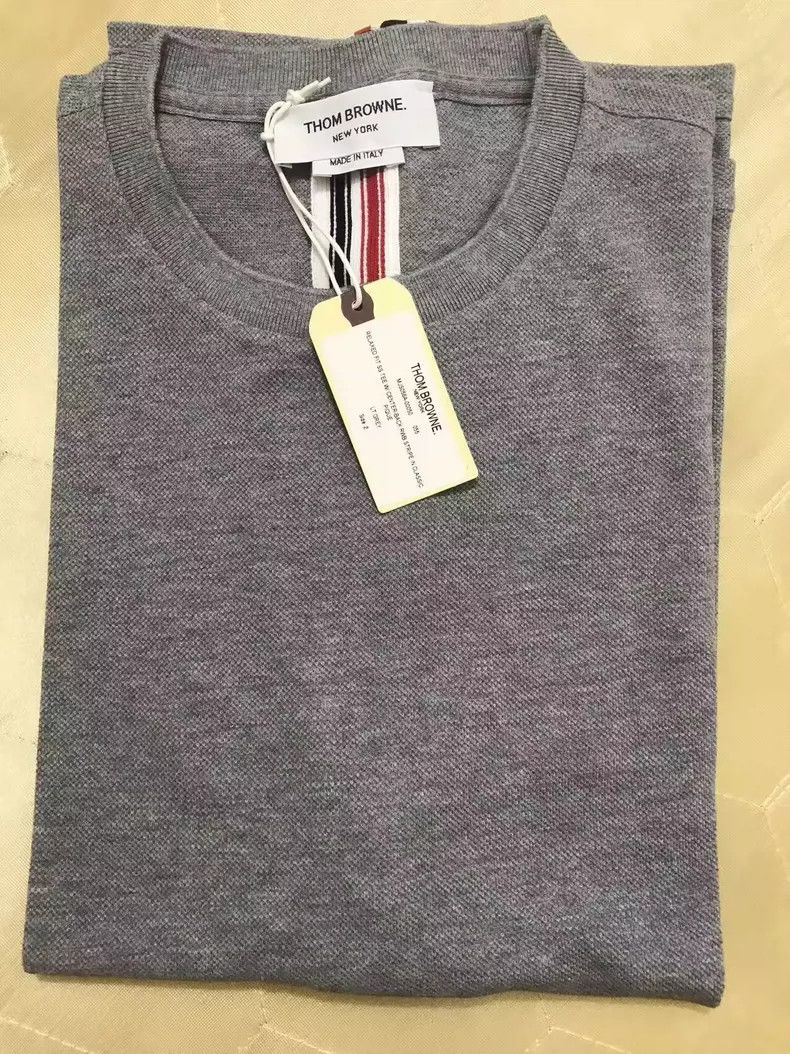 Thom Browne Thom Browne Grey short sleeves Size US M / EU 48-50 / 2 - 1 Thumbnail