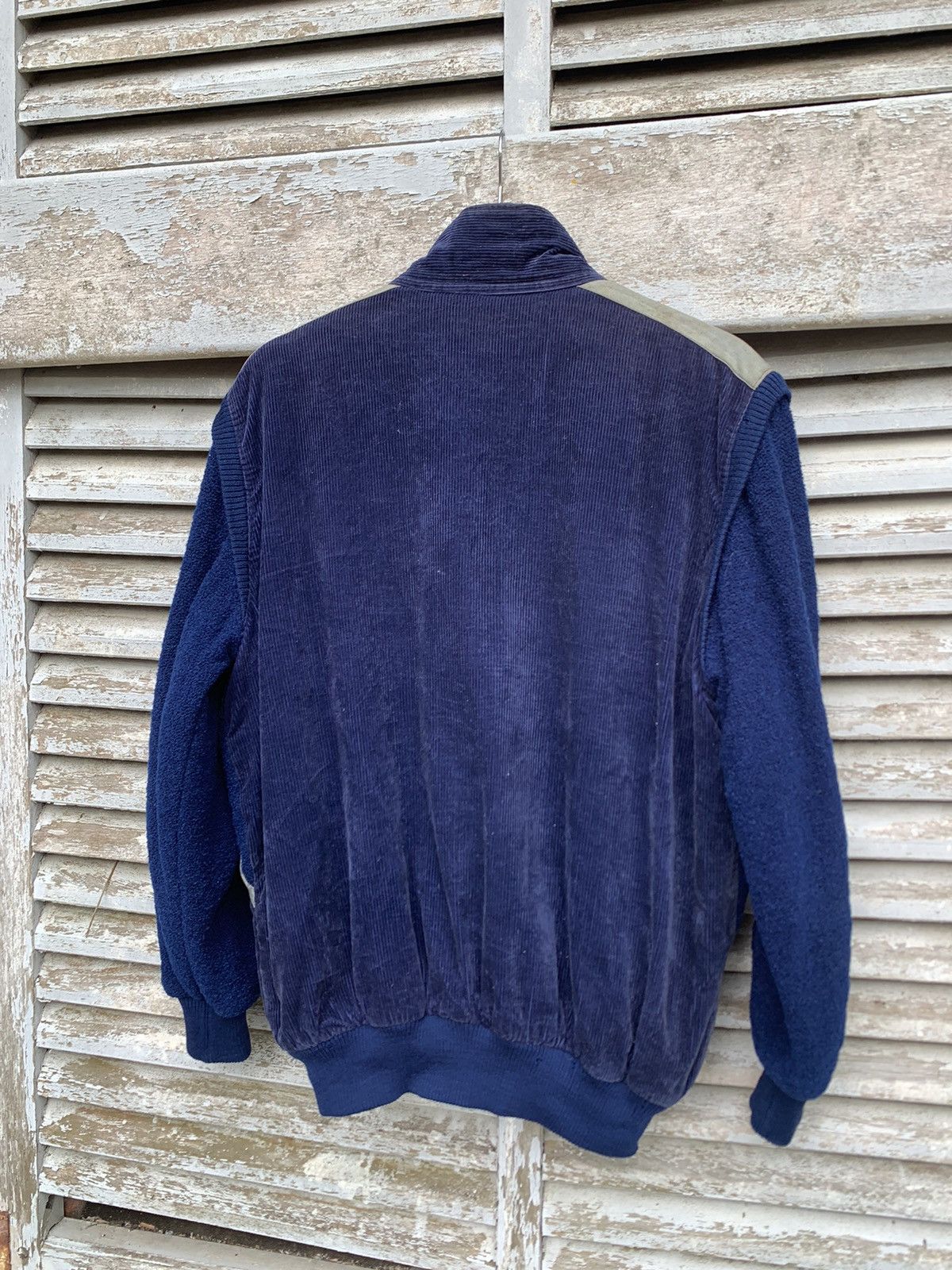 Vintage THRASHED Tokyo Zip Up Suede Bomber Jacket Size US M / EU 48-50 / 2 - 11 Thumbnail