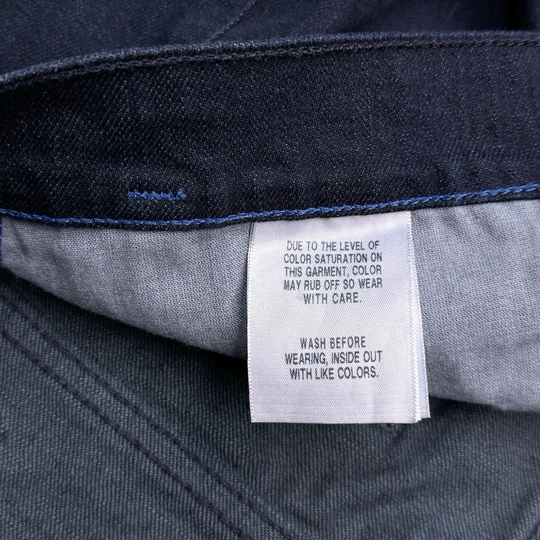 Nautica Nautica Jeans Mens 40x30 Dark Wash Mid Rise Stretch Denim City Regular Straight 5-Pocket Blue Size US 40 / EU 56 - 7 Thumbnail