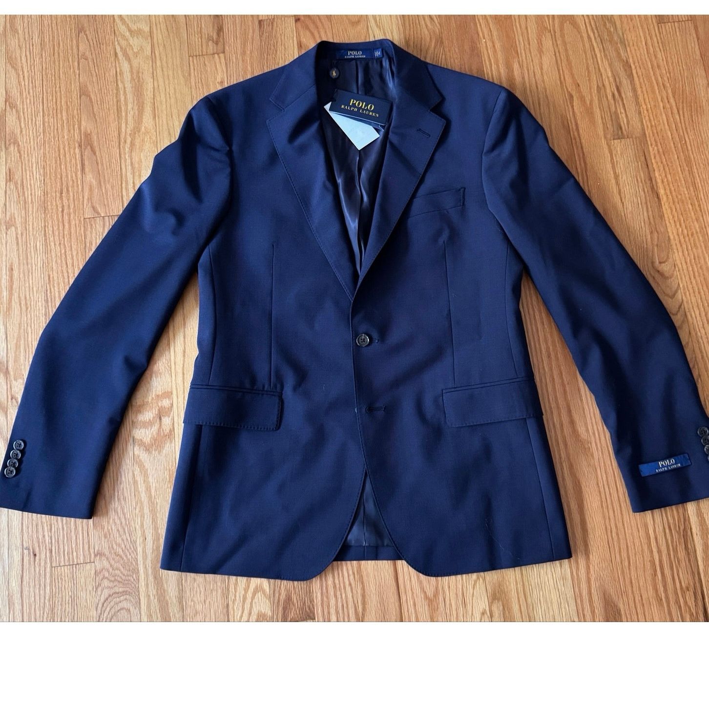 Polo Ralph Lauren Polo Ralph Lauren Modern Stretch Wool Blazer Navy NWT Medium Size 40R - 1 Thumbnail