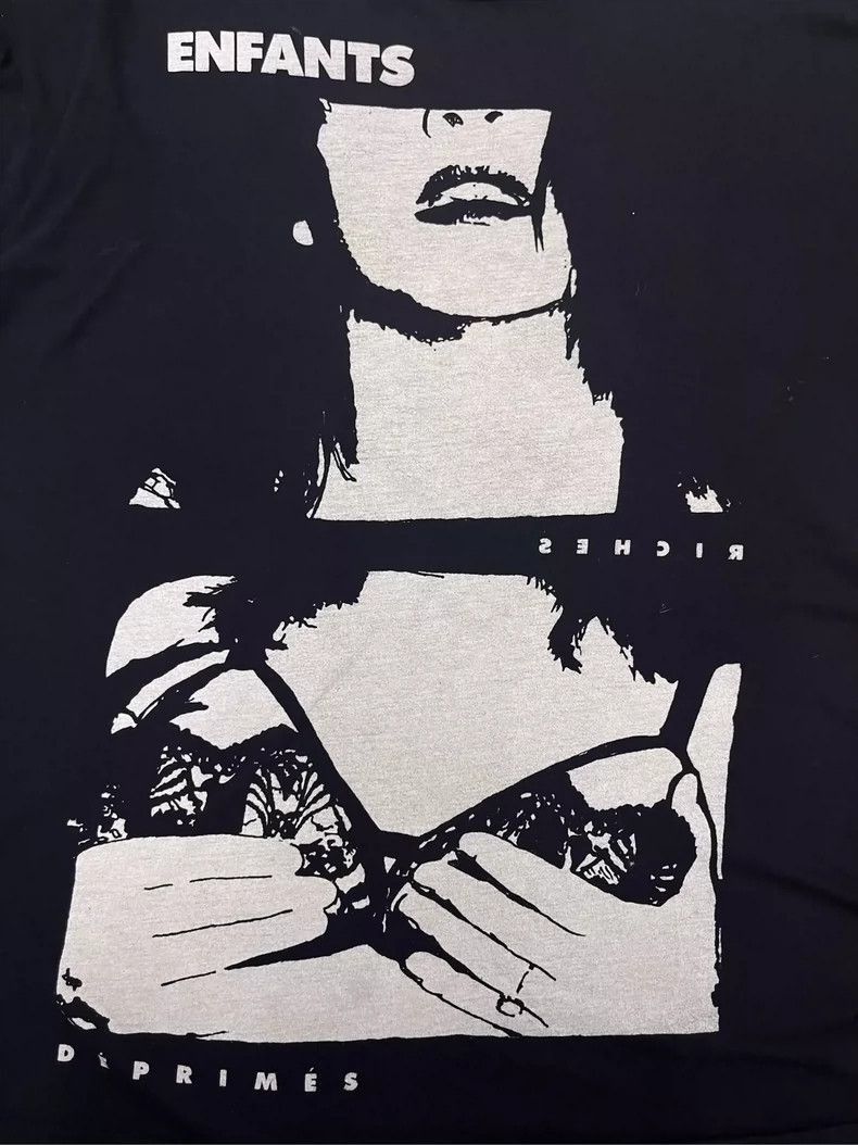 Enfants Riches Deprimes Enfants Riches Deprimes Black Graphic Tee Shirt-2506 Size US M / EU 48-50 / 2 - 2 Thumbnail