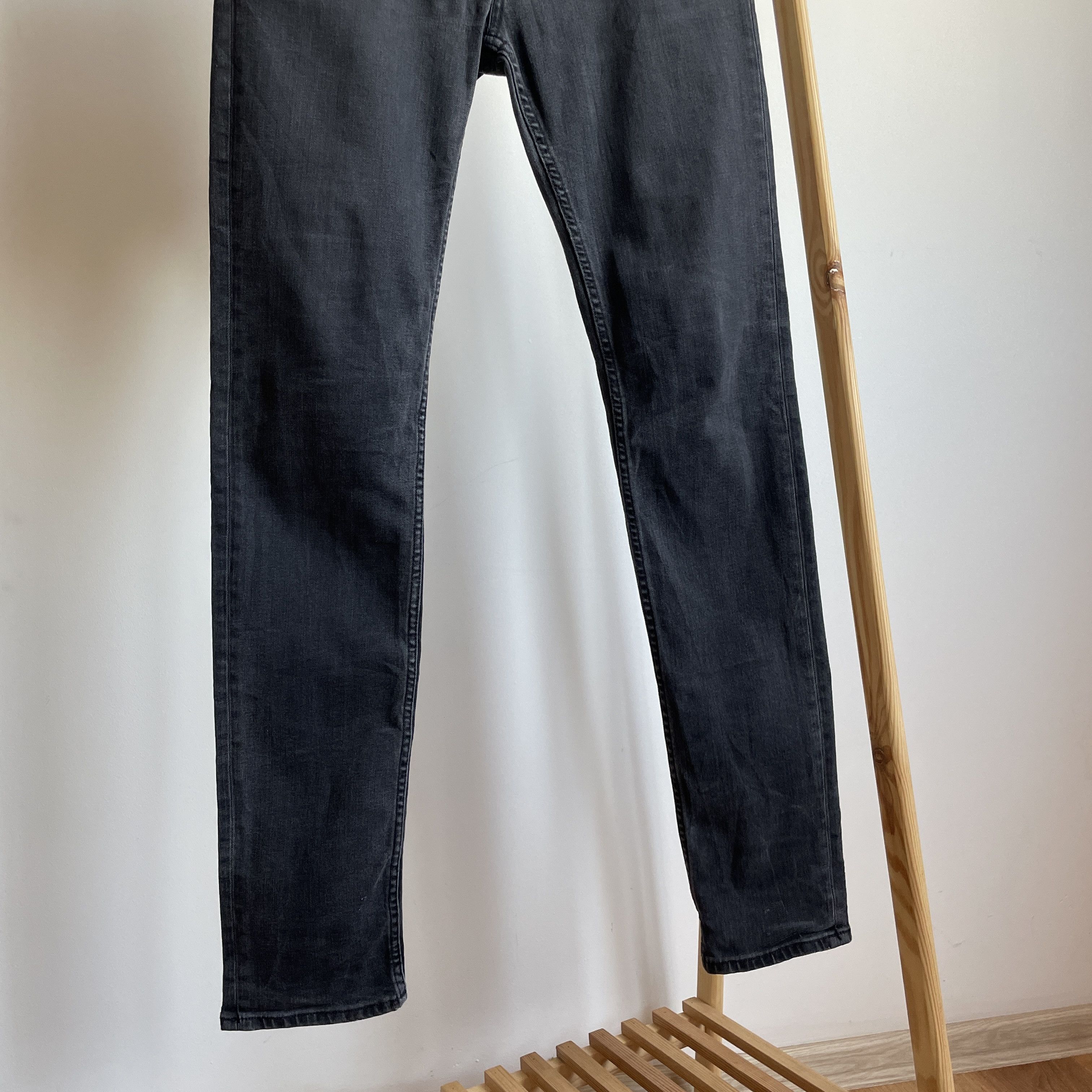 Acne Studios Acne Studios Bla Konst Womens North Used Black Skinny Denim Size 29" - 5 Thumbnail