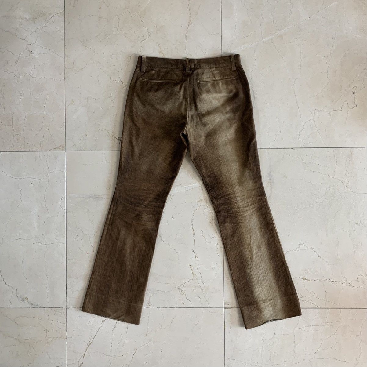 5351 POUR LES HOMMES 5351 Pour Les Hommes Burnt Boot Cut Pant Size US 30 / EU 46 - 3 Thumbnail
