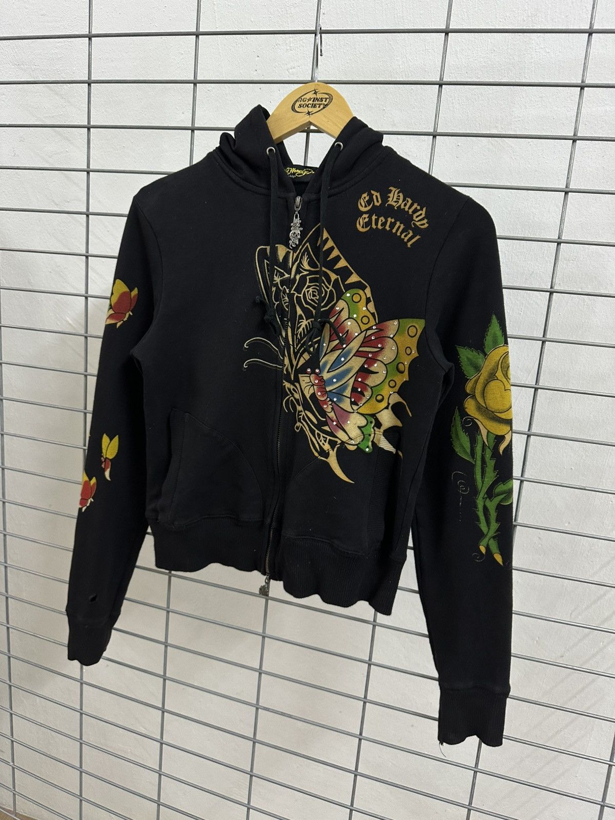 Ed Hardy Vintage Y2K Vibes Ed Hardy Eternal Love Double Zipper Hoodie Size US S / EU 44-46 / 1 - 3 Thumbnail