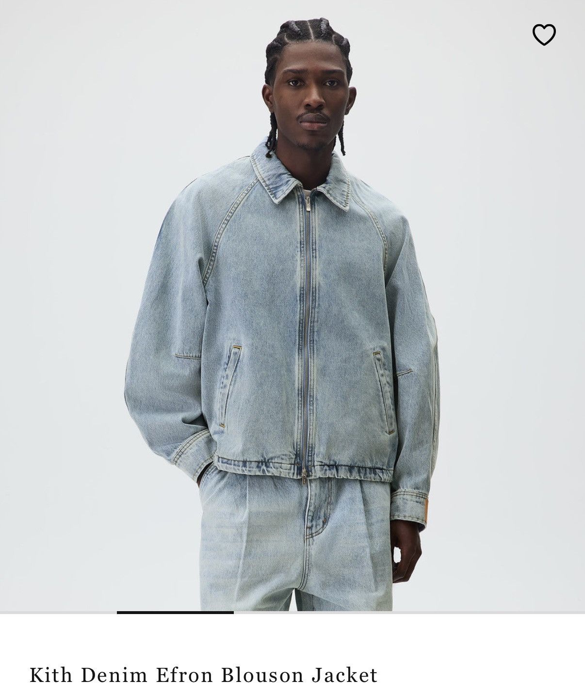 Kith Kith Denim Efron Blouson Jacket Size US M / EU 48-50 / 2 - 2 Thumbnail