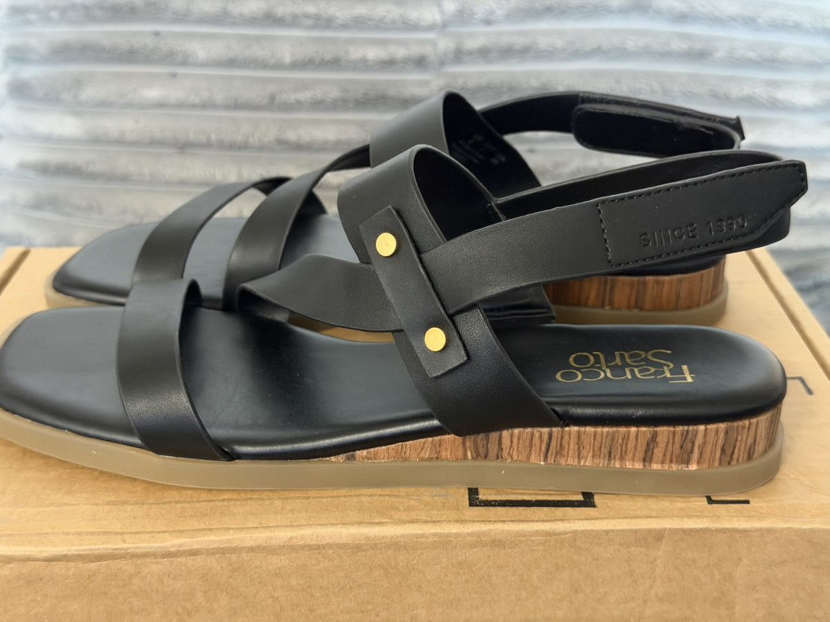 Franco Sarto Women black sandals Size US 9 / IT 39 - 1 Thumbnail