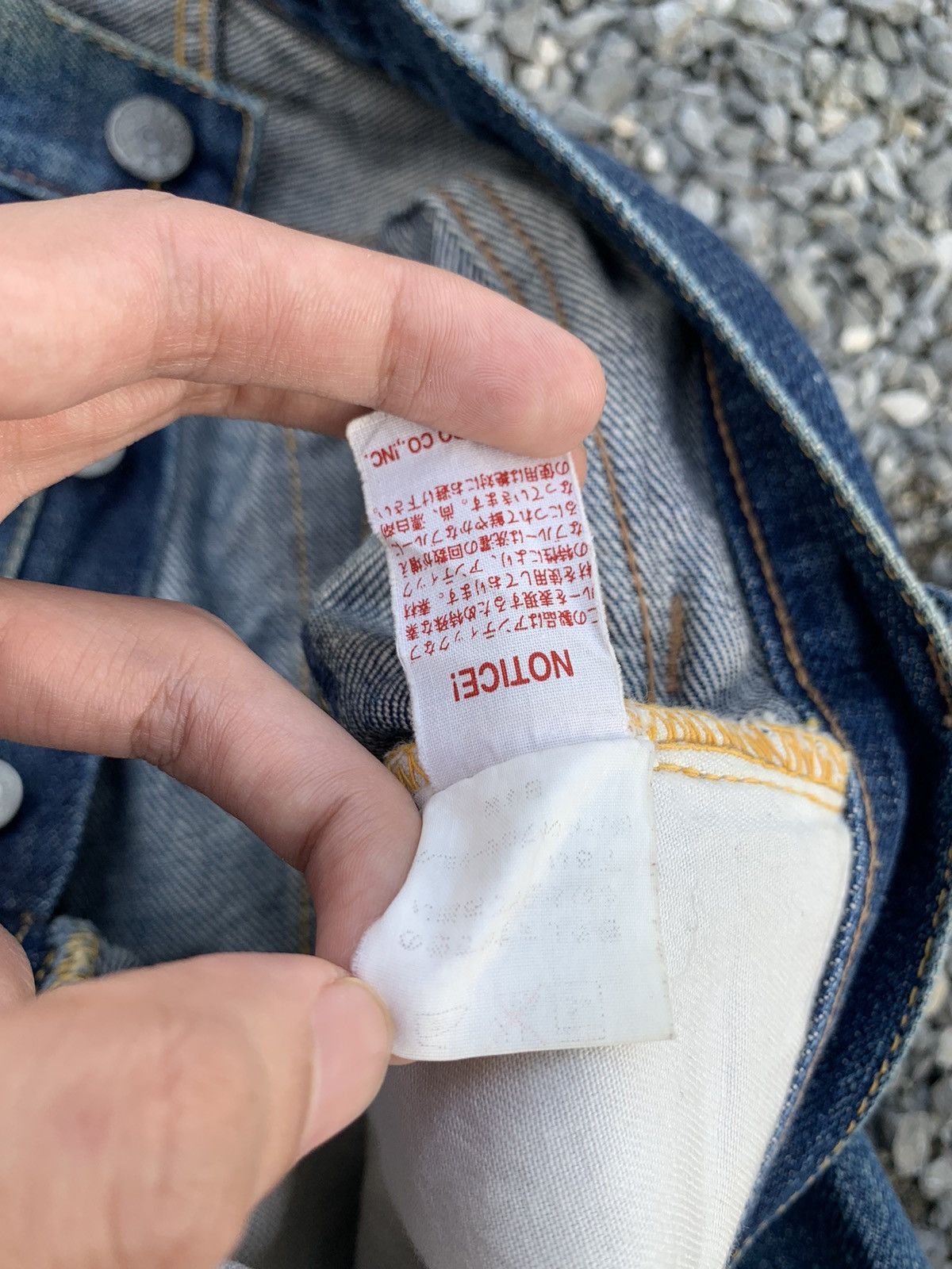 Kapital VTG PIG HIP STORE SELVEDGE RUSTY JAPANESE DISTRESSED DENIM Size US 30 / EU 46 - 20 Thumbnail