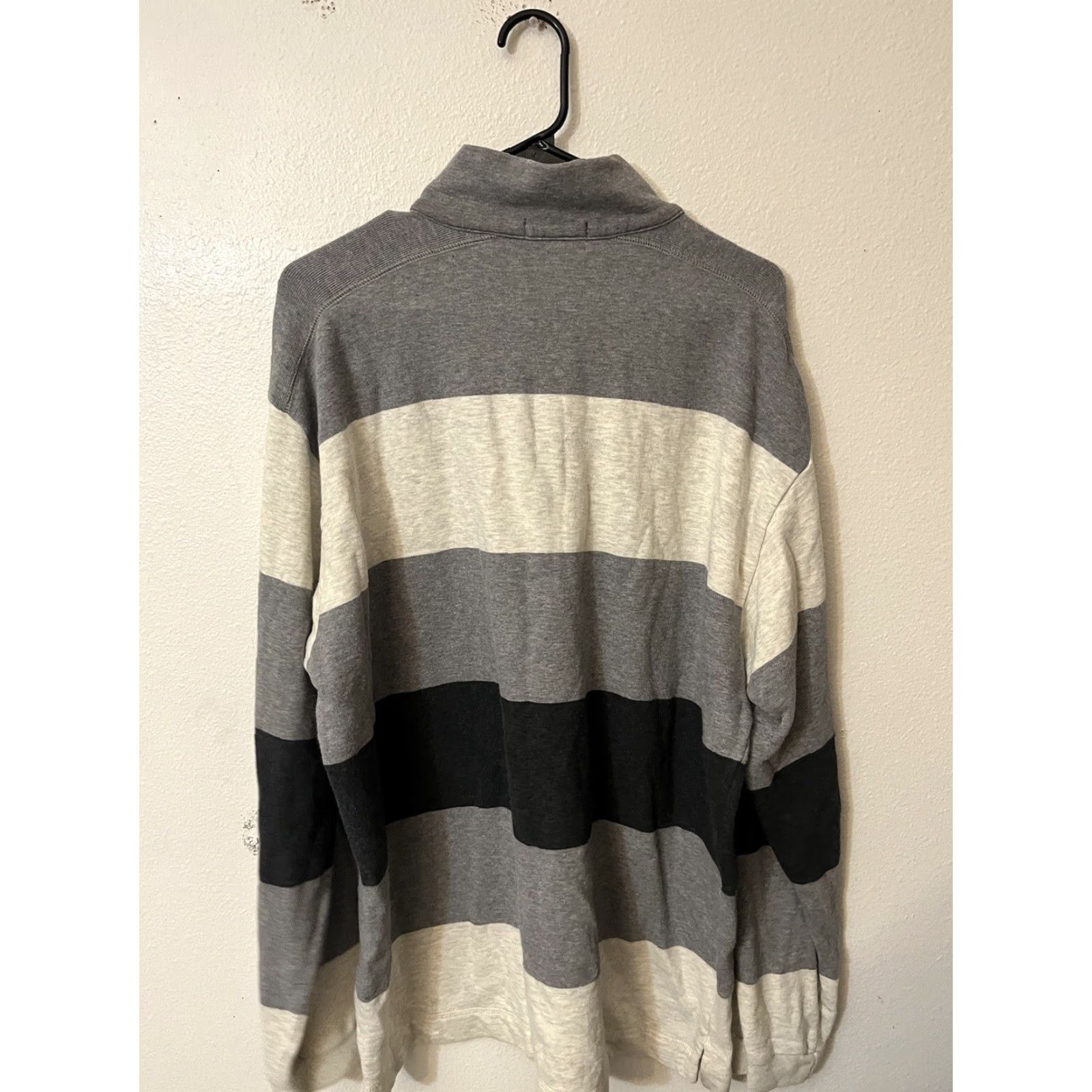 Nautica Nautica Sweater Adult XL Gray Fleece Pullover 1/4 Zip Long Sleeve Golf Mens Size US XL / EU 56 / 4 - 2 Thumbnail