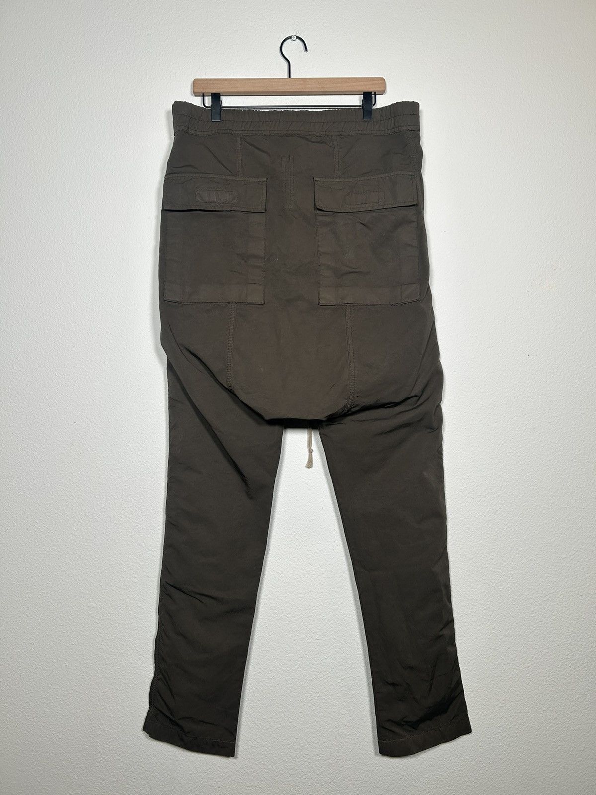 Rick Owens Drkshdw Nylon drop crotch sweatpants Size US 34 / EU 50 - 5 Thumbnail