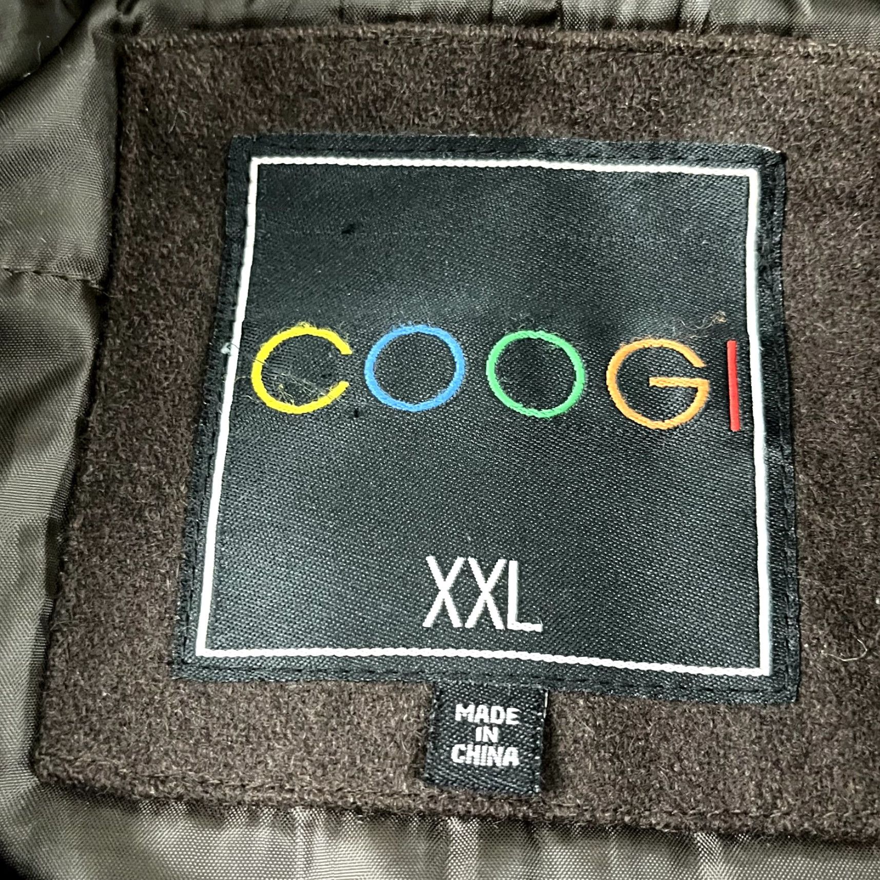 Coogi VINTAGE Coogi Bomber Jacket Mens 2XL Brown Wool Military Lined Heavy Full Zip Coat Y2K Size US XXL / EU 58 / 5 - 2 Thumbnail
