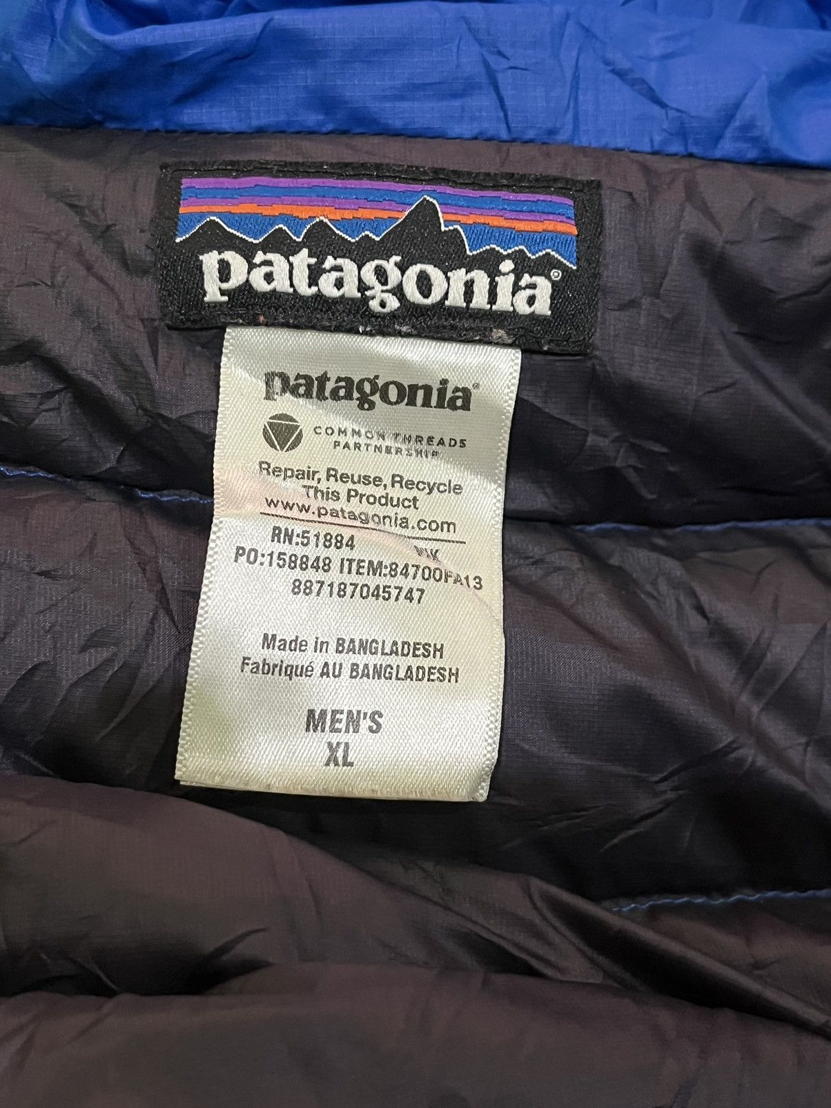 Patagonia Patagonia Down Sweater Hooded Jacket Gorpcore Streetwear Size US XL / EU 56 / 4 - 7 Thumbnail