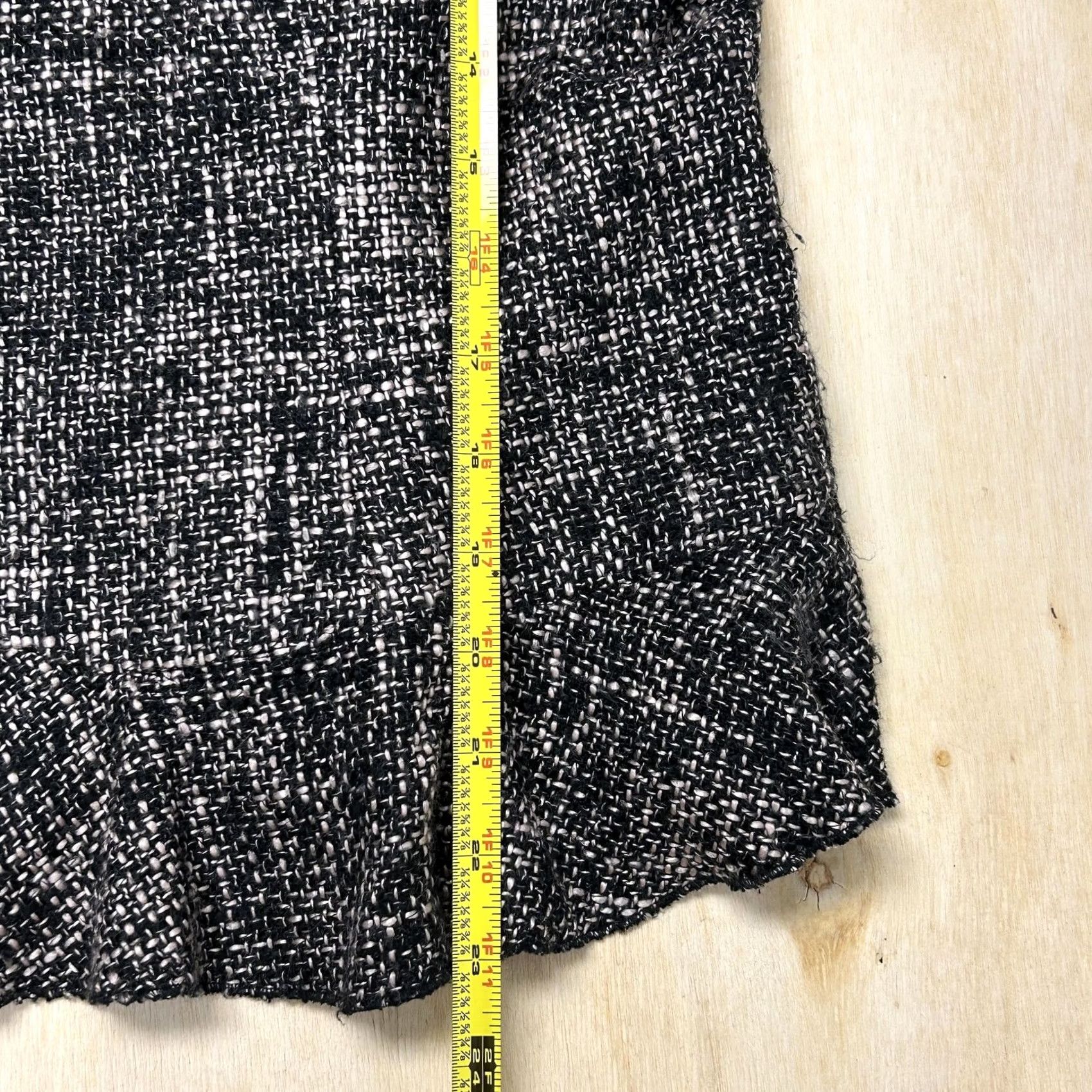 Coldwater Creek VINTAGE Coldwater Creek Blazer Jacket Womens XL Black Boucle Ruffle Hem Tweed Size XL / US 12-14 / IT 48-50 - 4 Thumbnail