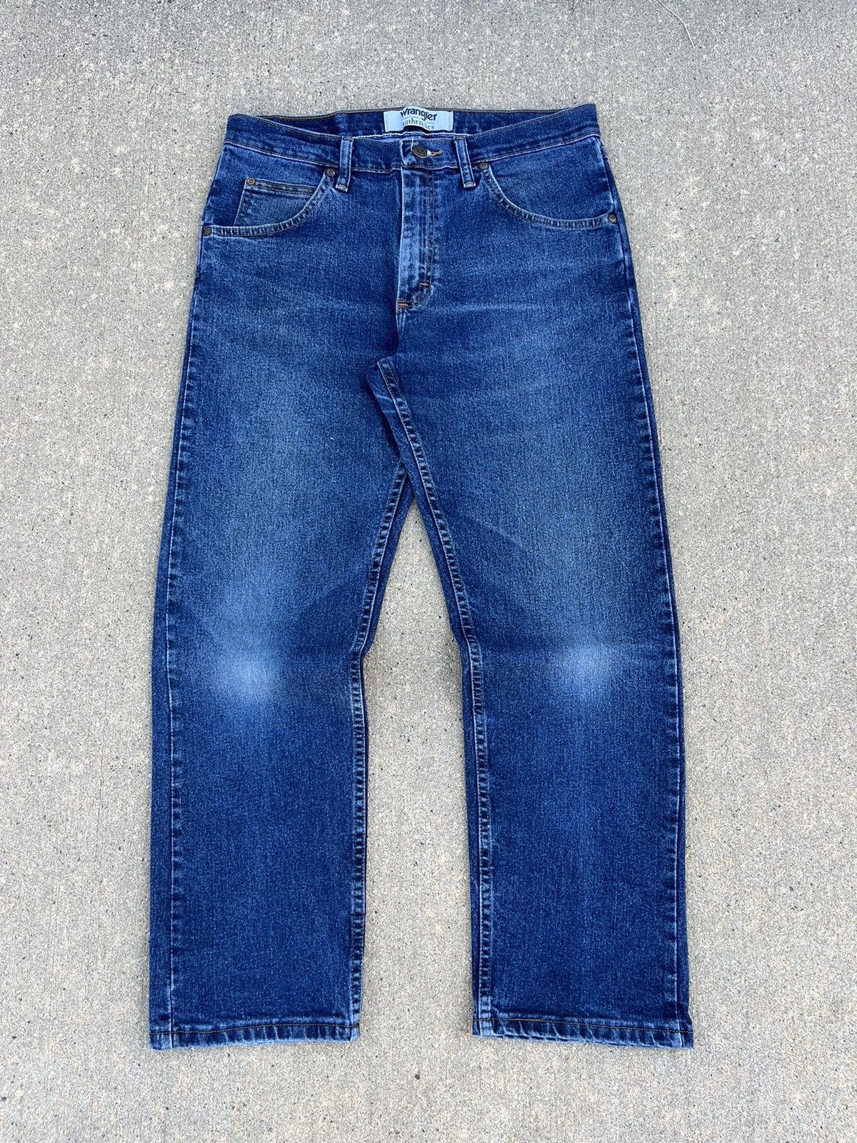JNCO × Vintage × Wrangler Crazy Vintage Y2K Wrangler Wash Jeans Size US 32 / EU 48 - 1 Thumbnail