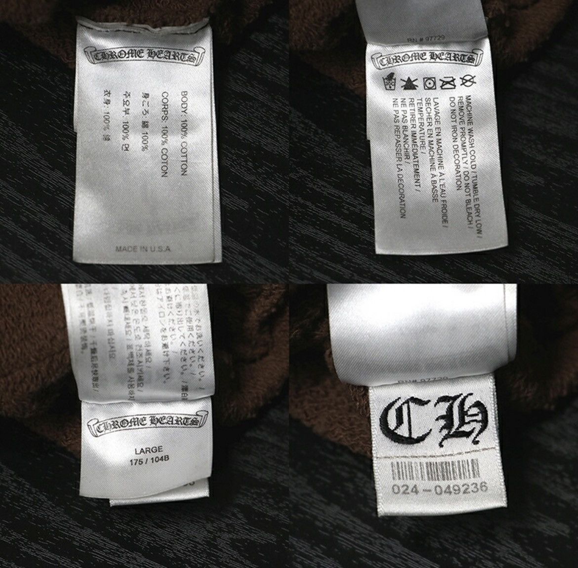 Chrome Hearts Chrome Hearts Matty Boy Brown Hoodie Size US L / EU 52-54 / 3 - 13 Thumbnail