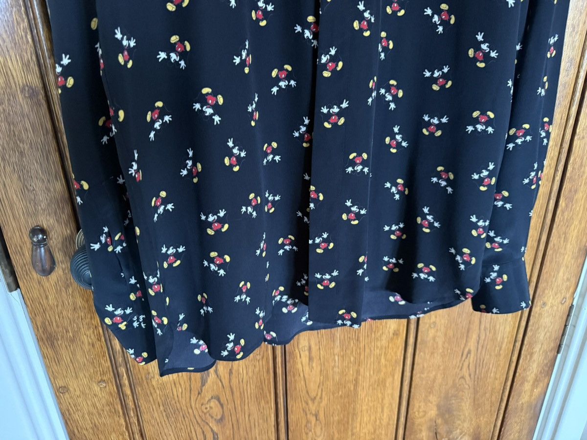 Saint Laurent Paris SS19 Saint Laurent Mickey Mouse silk black logo shirt 39 M Size US M / EU 48-50 / 2 - 17 Thumbnail