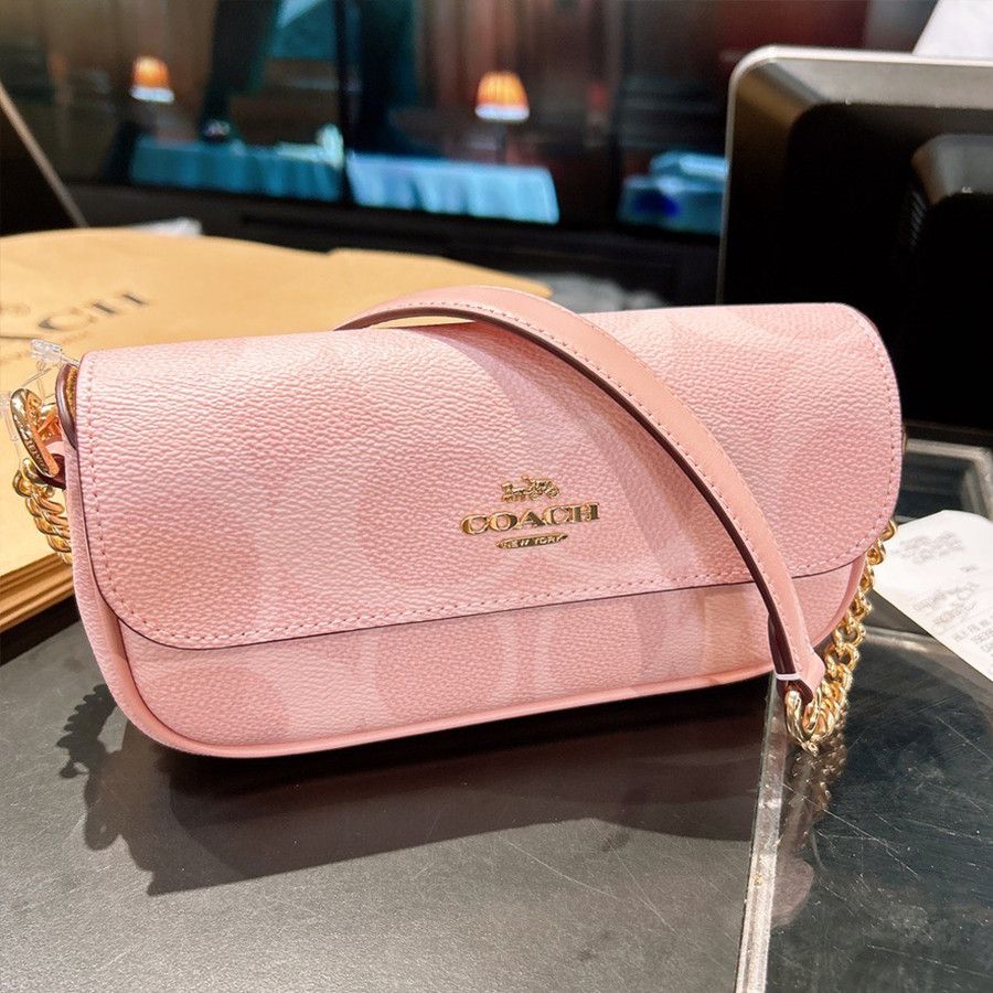 Coach Hailey Flap Bag In Signature Canvas CAN70 Size ONE SIZE - 3 Thumbnail