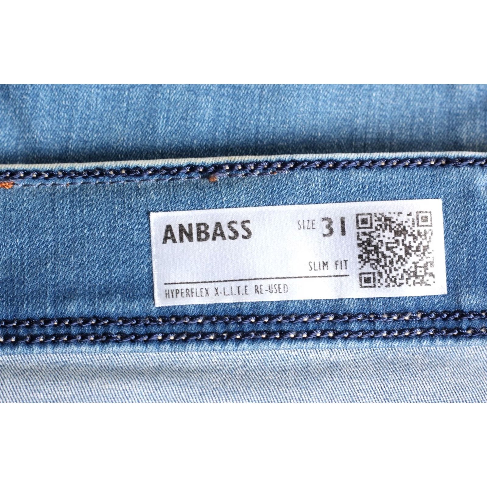 Replay Replay ANBASS Jeans Men Size W31 L32 Blue Slim Fit HYPERFLEX X-LITE RE-USED Size US 31 - 5 Thumbnail