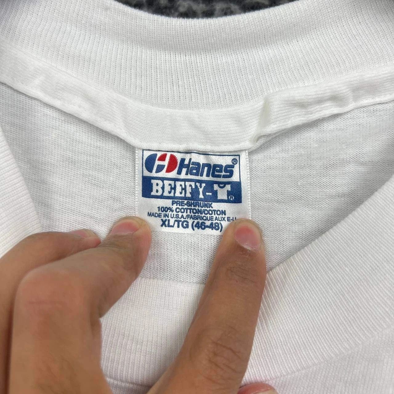 Hanes Vintage America's Cup Shirt Men XL White Beefy Deadstock Size US XL / EU 56 / 4 - 6 Thumbnail
