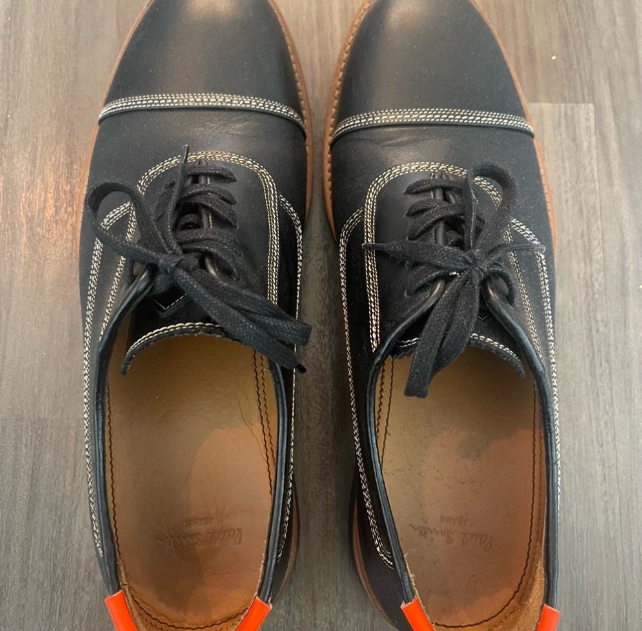 Paul Smith PAUL SMITH US 8-9 MENS Leather Cap Toe Lace Up Shoes Size US 9 / EU 42 - 6 Thumbnail