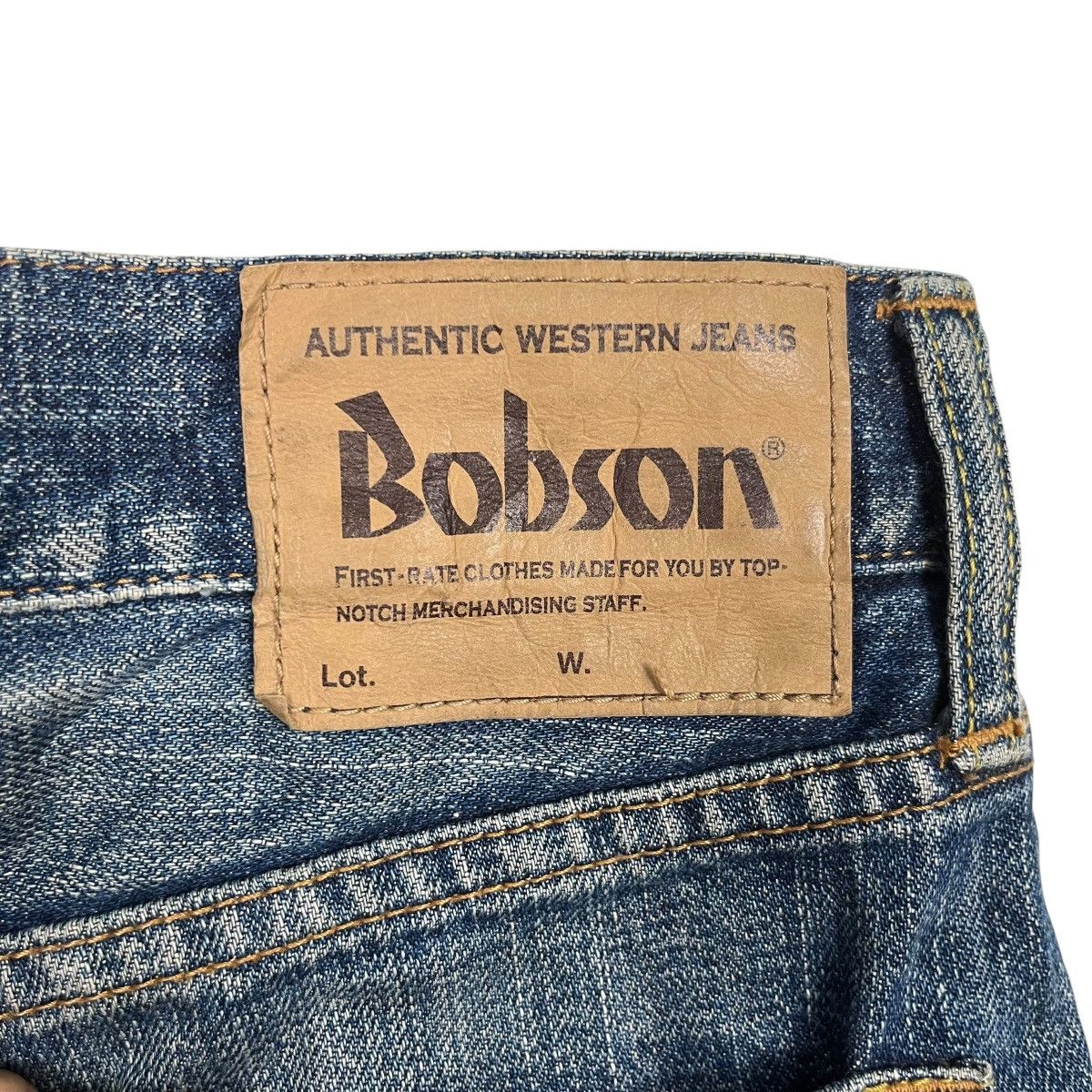 Japanese Brand Vintage Bobson Workwear Denim Jeans Size US 34 / EU 50 - 11 Thumbnail